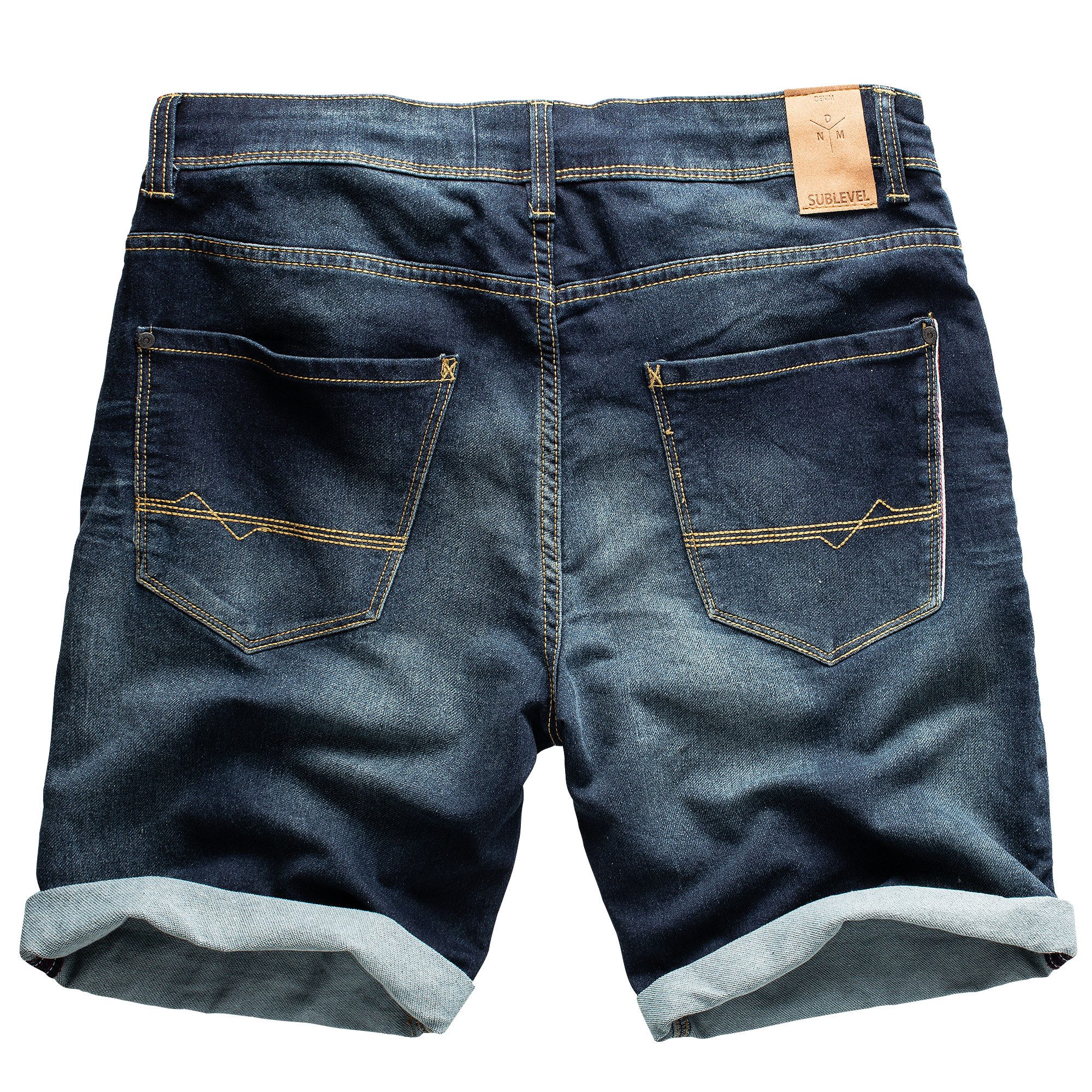 SUBLEVEL Shorts Sweat Shorts Jeans Kurze Hose Bermuda Sweatpants günstig online kaufen