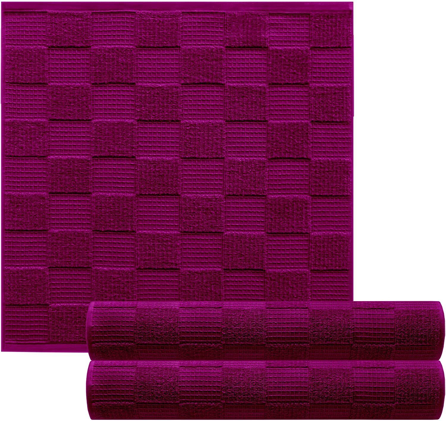 Lashuma Geschirrtuch Lissabon, (Set, 3-tlg), Lila günstig online kaufen