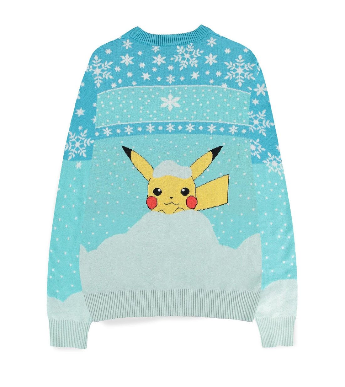 POKÉMON Weihnachtspullover Snow Snorlax Relaxo Christmas Sweater Strickpull günstig online kaufen