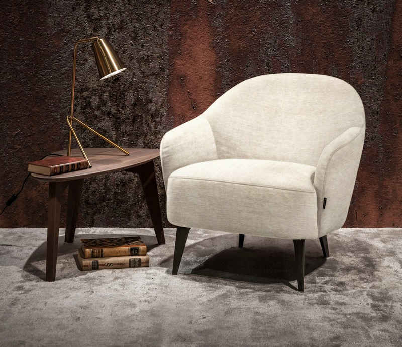 furninova Sessel Paloma, mit Chromfuß, im skandinavischen Design