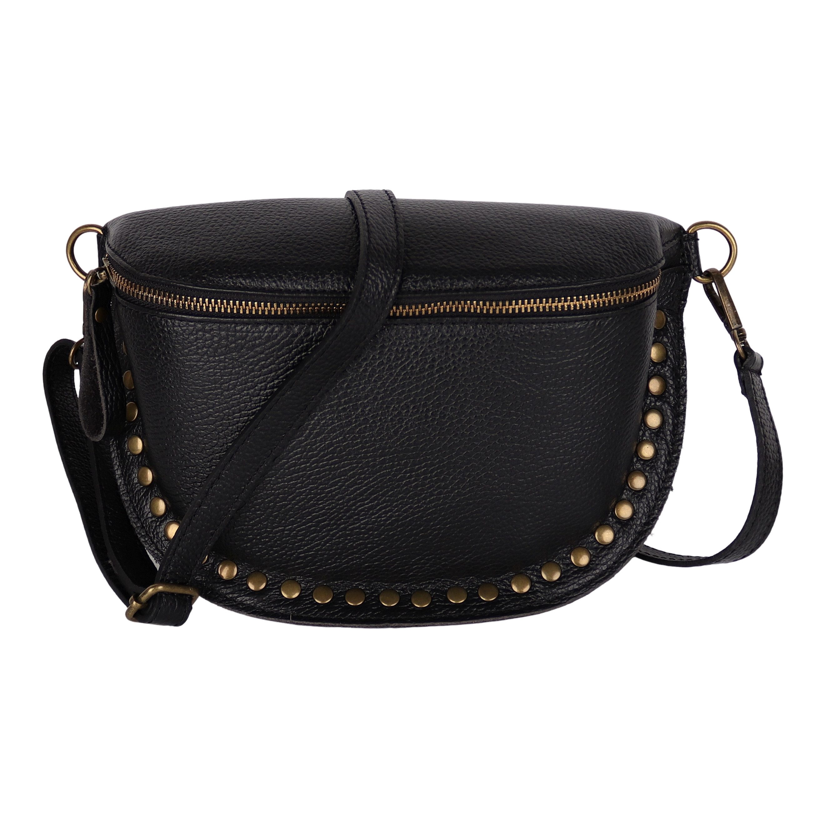 MIRROSI Bauchtasche Damen, Echtleder, Leder, Made in Italy, Umhängetasche, günstig online kaufen