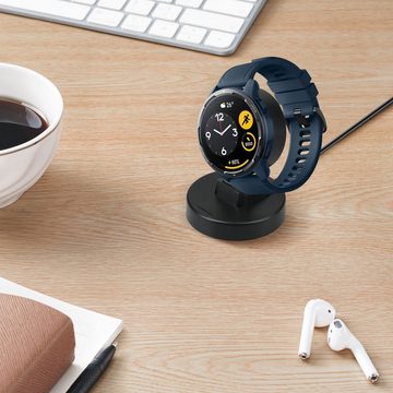 kwmobile USB Ladegerät für Xiaomi Mi Watch S1 Active / Watch Color Sport USB-Ladegerät (1-tlg., USB Kabel Charger Stand - Smart Watch Ladestation - Standfunktion)