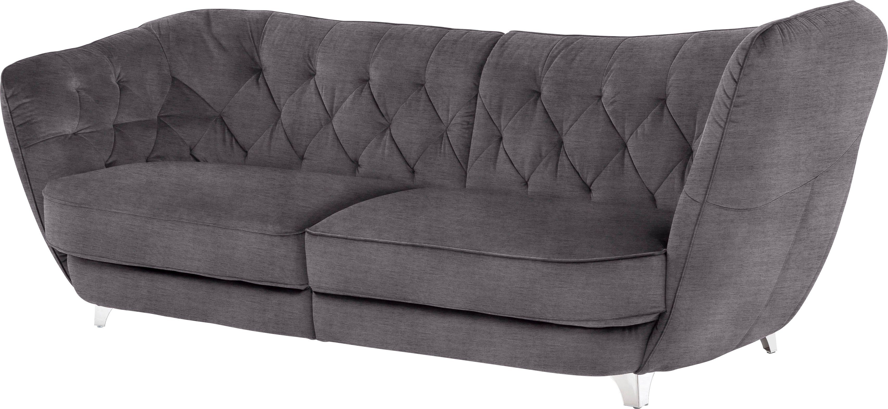 Home affaire Big-Sofa Retro, stylischer Hochlehner