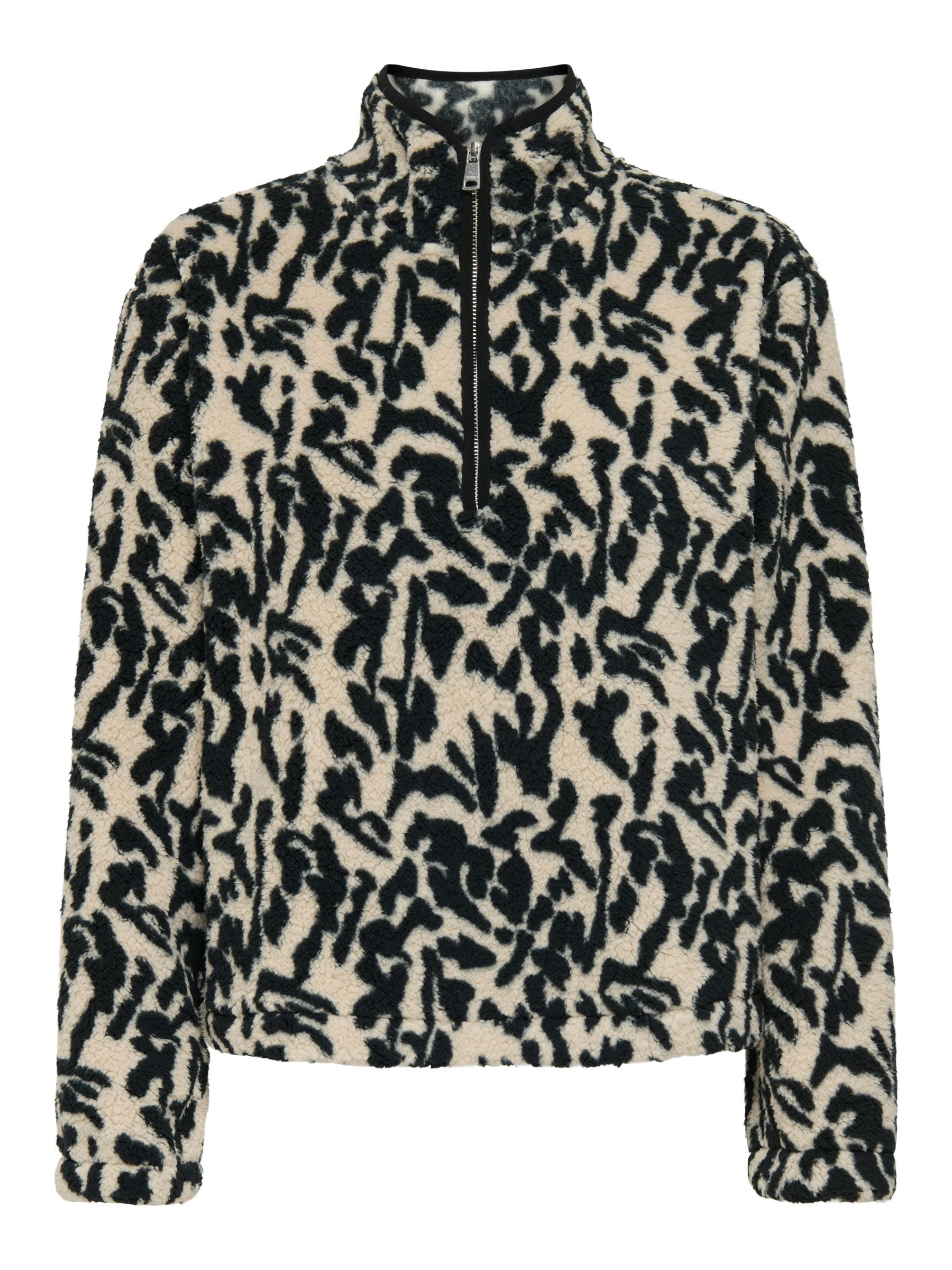 ONLY Longpullover Stilvolles Fleece mit modernem Muster ONLNEW DALLAS L/S H günstig online kaufen