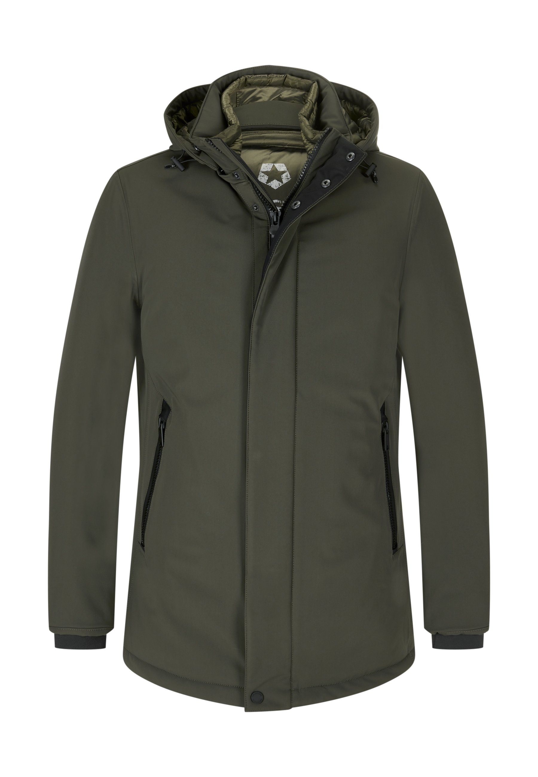 Milestone Parka MSRiver mit Logo Badge