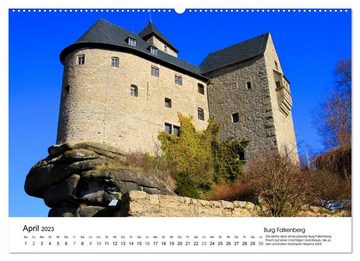 CALVENDO Wandkalender Deutschlands Burgen - Burgen, Schlösser und Ruinen (Premium, hochwertiger DIN A2 Wandkalender 2023, Kunstdruck in Hochglanz)