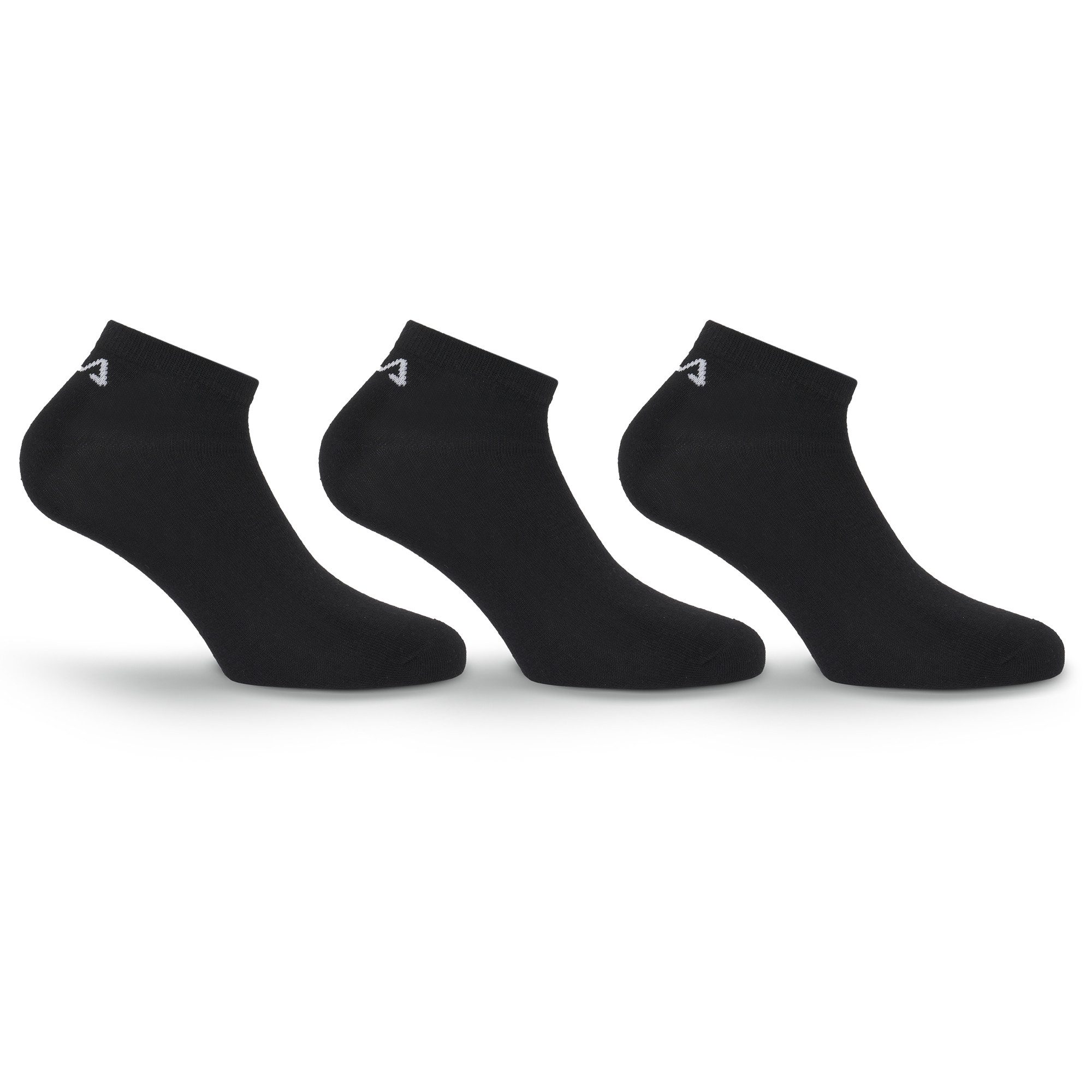 Fila Socken UNISEX INVISIBLE PLAIN SOCKS (3-Paar) mit eingestricktem Logo an der Ferse