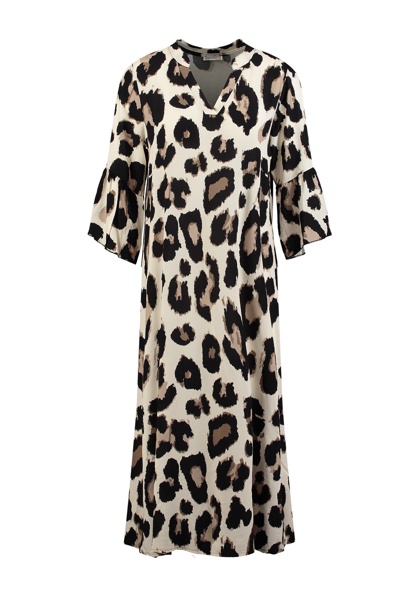 Druckkleid WD LEO v-neck
