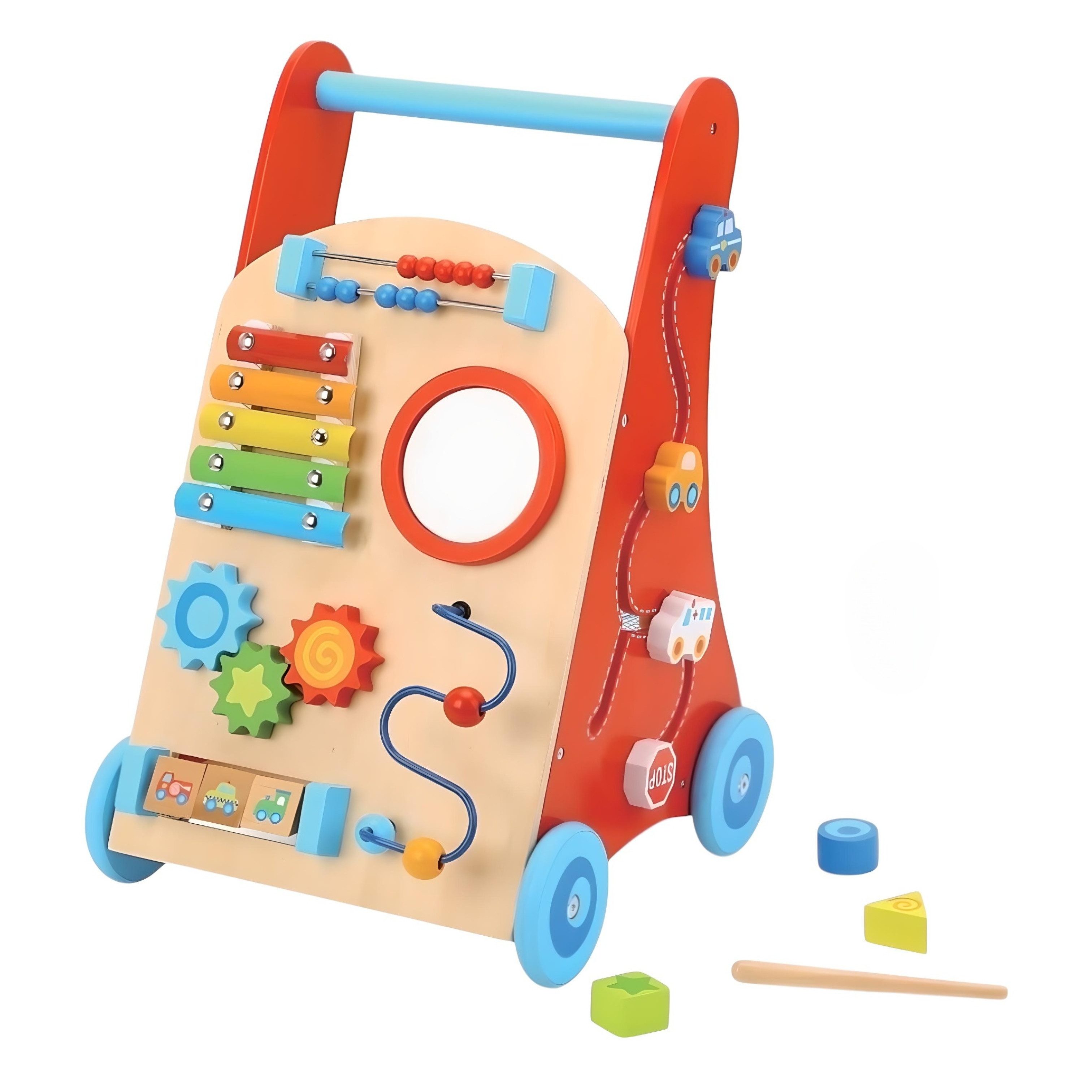 Zayno Greifspielzeug Lauflernhilfe "Spielmobil" (Packung, 1-tlg., Beflügelt die Fantasie deines Kindes), Dein kleiner Schatz wird sich am Spielmobil erfreuen!