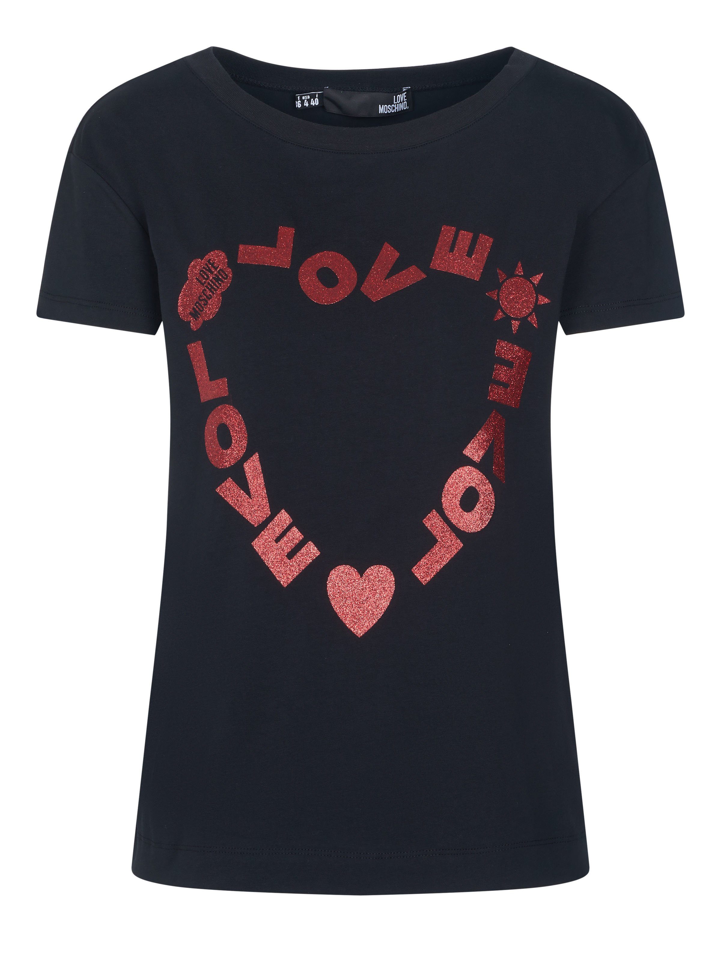 LOVE MOSCHINO Shirttop Love Moschino Top schwarz