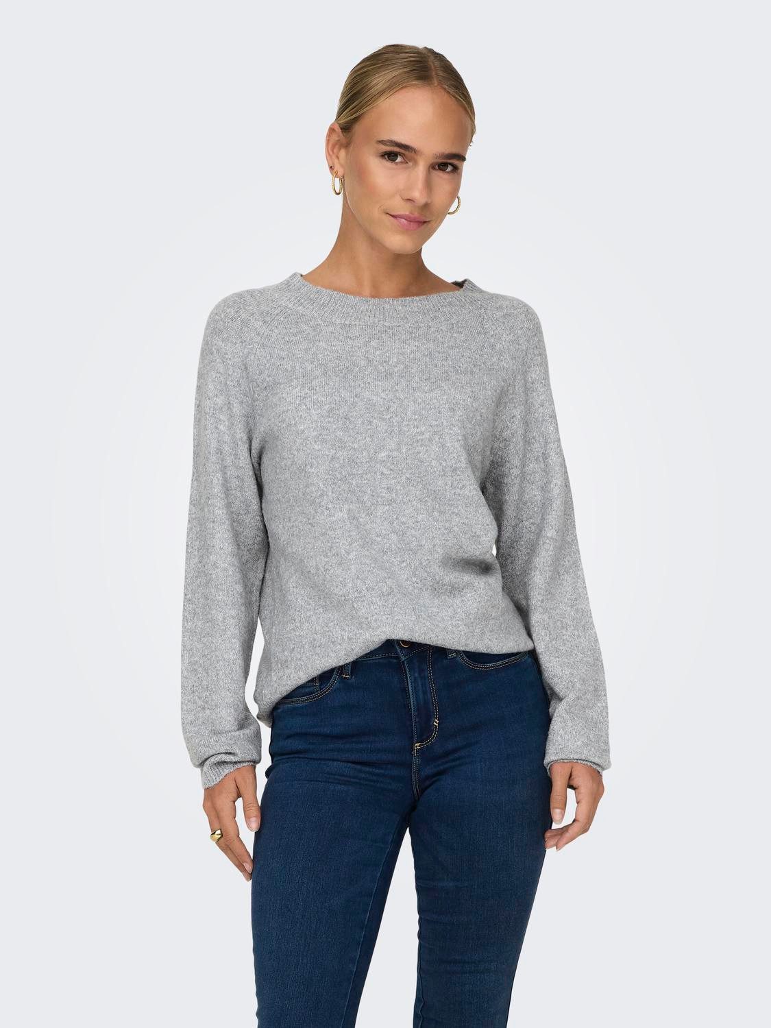 ONLY Rundhalspullover ONLRICA LIFE L/S PULLOVER günstig online kaufen