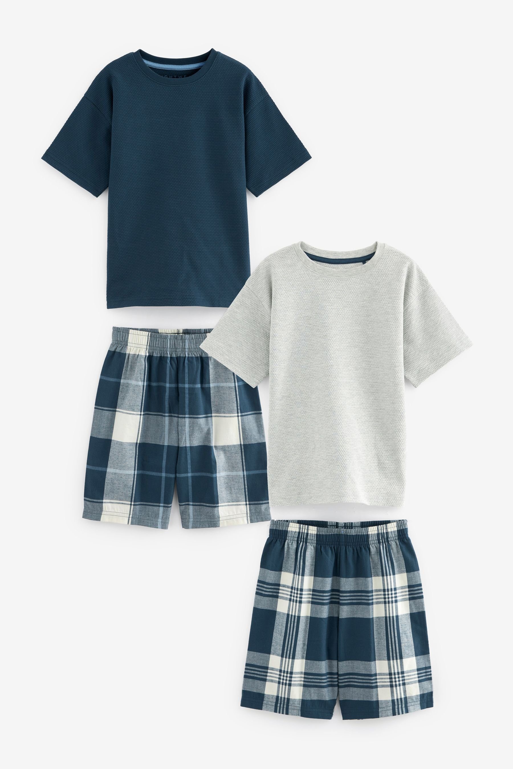 Next Pyjama Karierte Pyjamas, 2er Pack günstig online kaufen