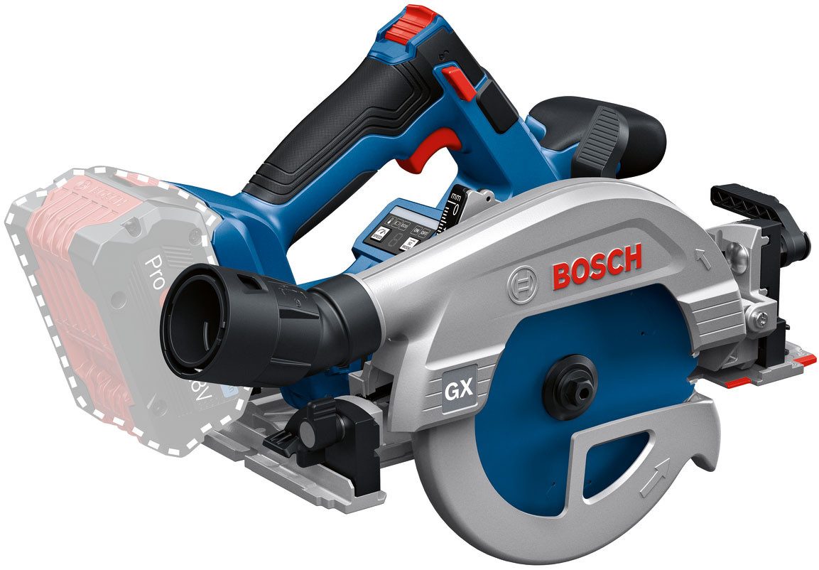 Bosch Professional Akku-Handkreissäge GKS 18V-57-2 GX, ohne Akku und Ladegerät