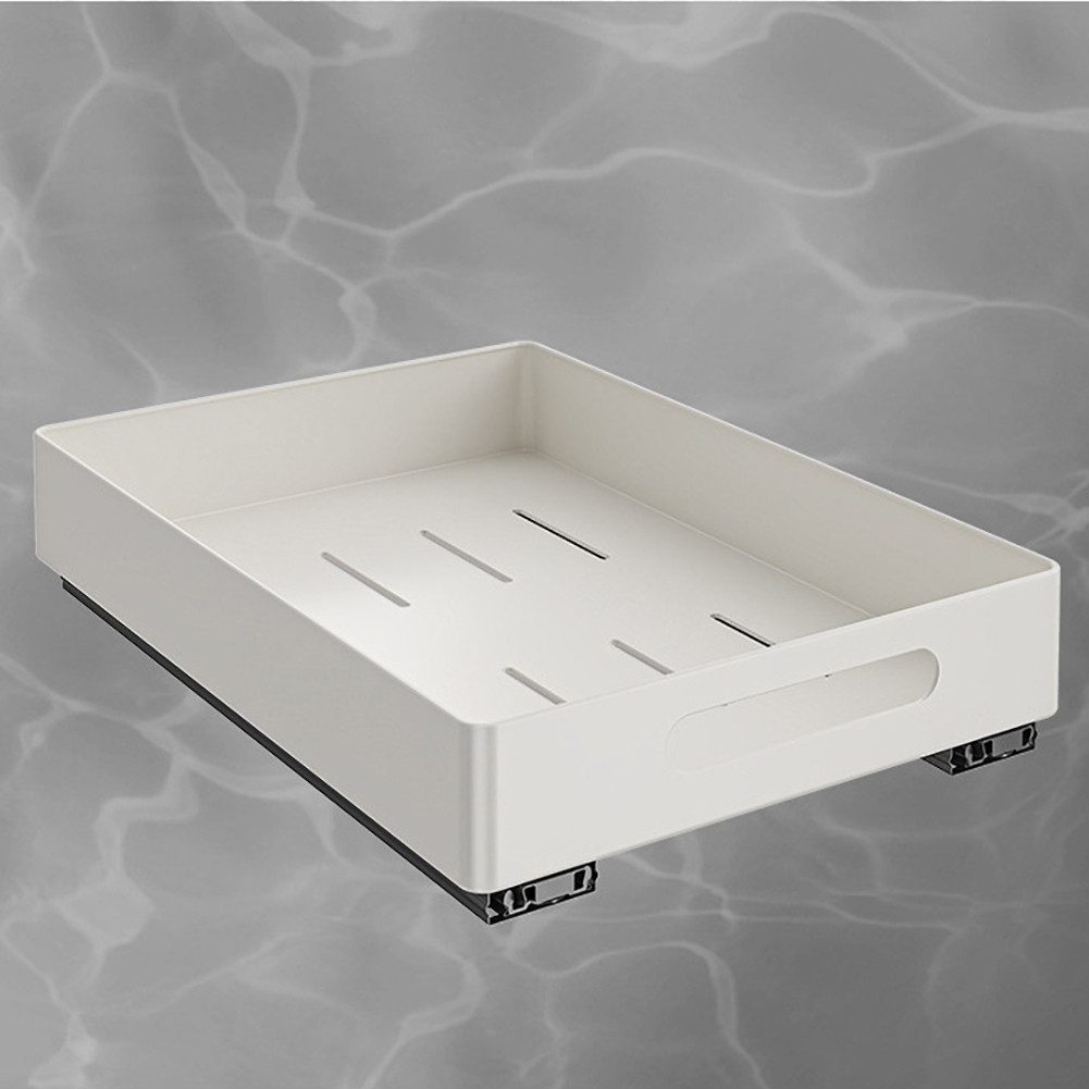 GarveeMore Küchenorganizer-Set Ausziehbare Schublade Küche, Teleskopschublade ABS Schrank Organizer – Bild 2 von 5