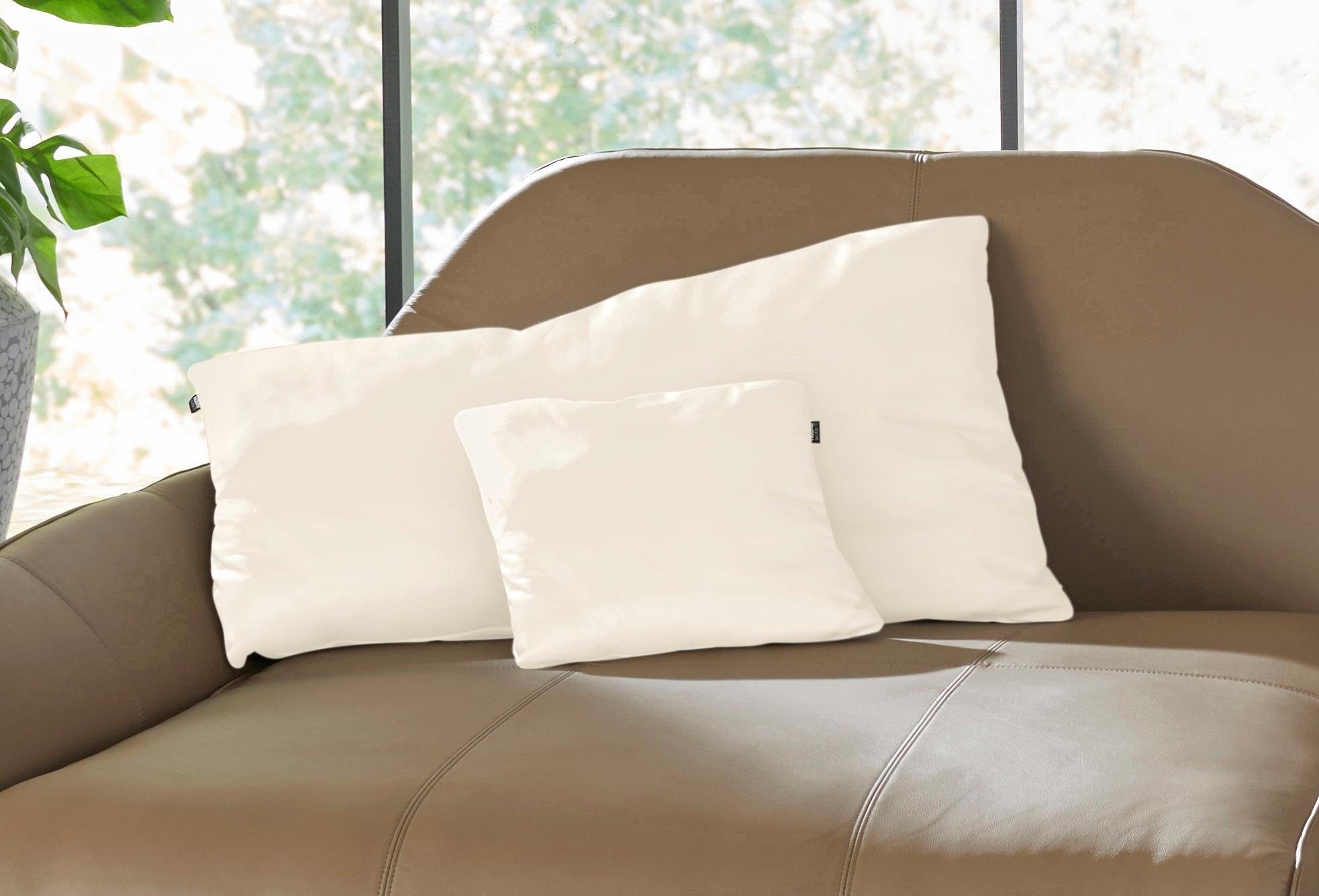 hülsta sofa Dekokissen hs.480, perlcreme drei in Größen oder Stoff Leder, in wahlweise
