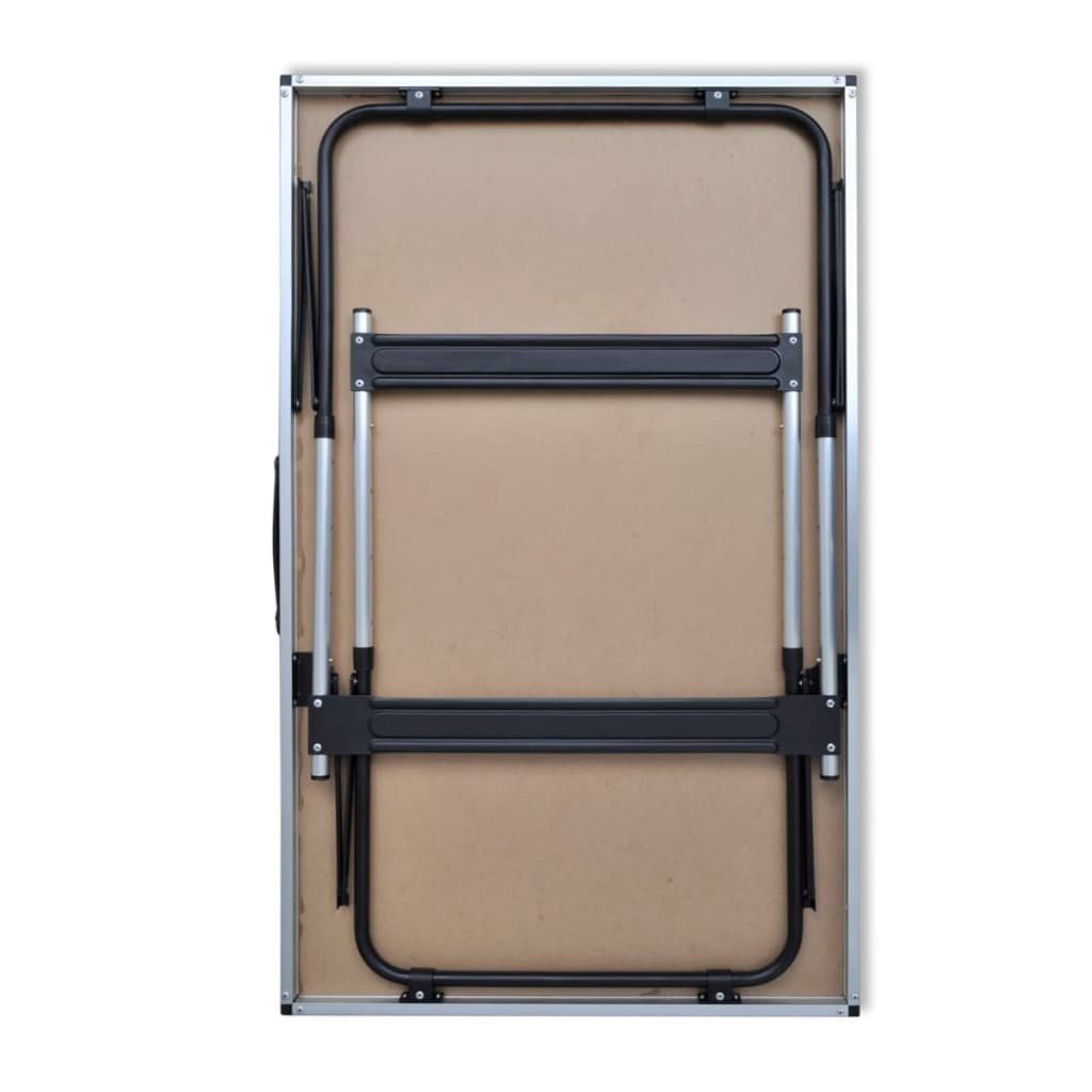 furnicato Tapeziertisch Höhenverstellbare Tapeziertische 100x60 cm Schwarz, 3er Set (1-St), Klappbare Arbeitstische mit MDF-Platte und stabilen Eisenbeinen