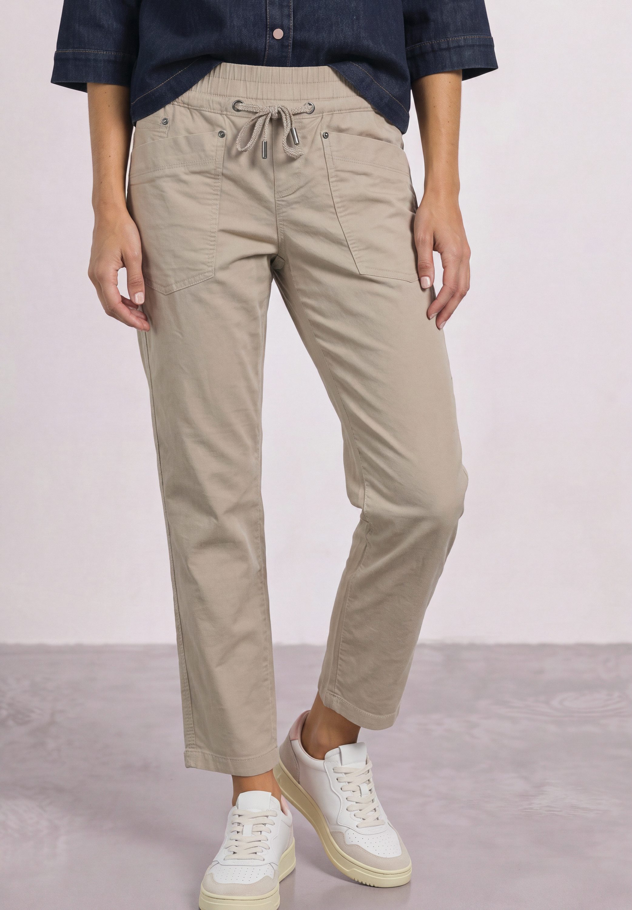 STREET ONE Stoffhose in Cord-Optik