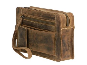 Greenburry Handgelenktasche "Vintage" Leder, Herrentasche, Ledertasche, mit Handschlaufe, 23x15cm