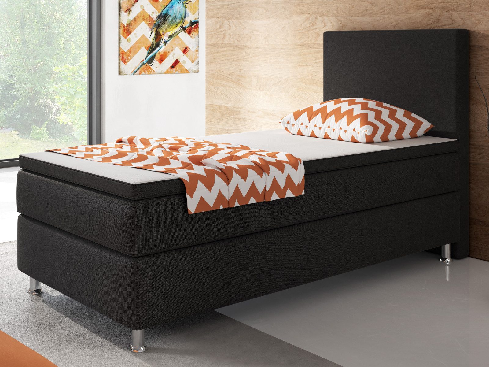 inter Boxspringbett Berlin mit 7 Zonen Taschenfederkernmatratze inkl. Toppe günstig online kaufen