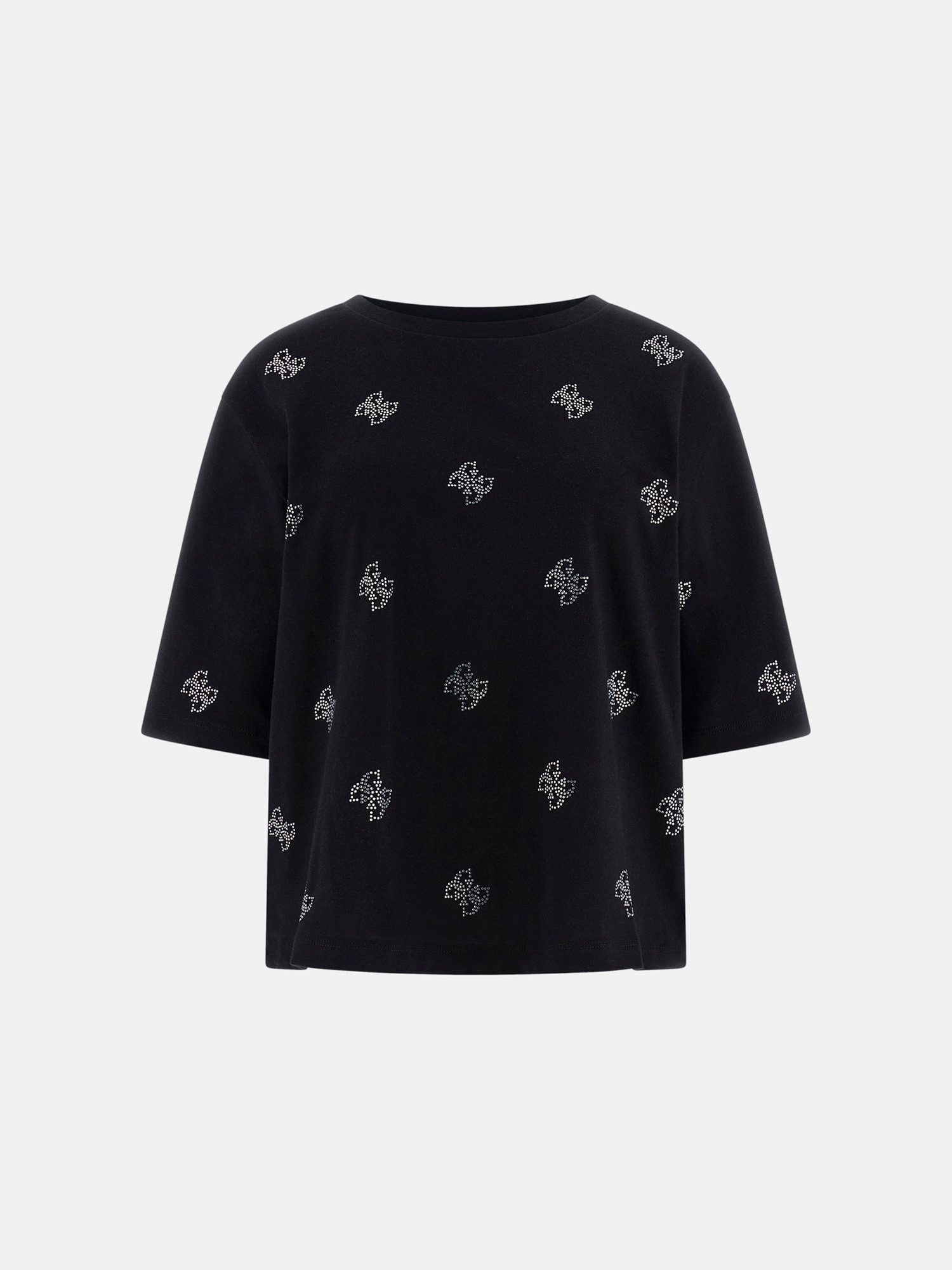 Guess Kurzarmshirt SILVY 4G SS CN T-SHIRT- Basicshirt - T-Shirt Damen - Kurzarmshirt