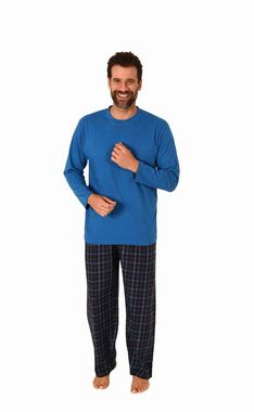 Normann Pyjama Herren Schlafanzug lang Pyjama Set mit Flanell Hose - 222 10 871