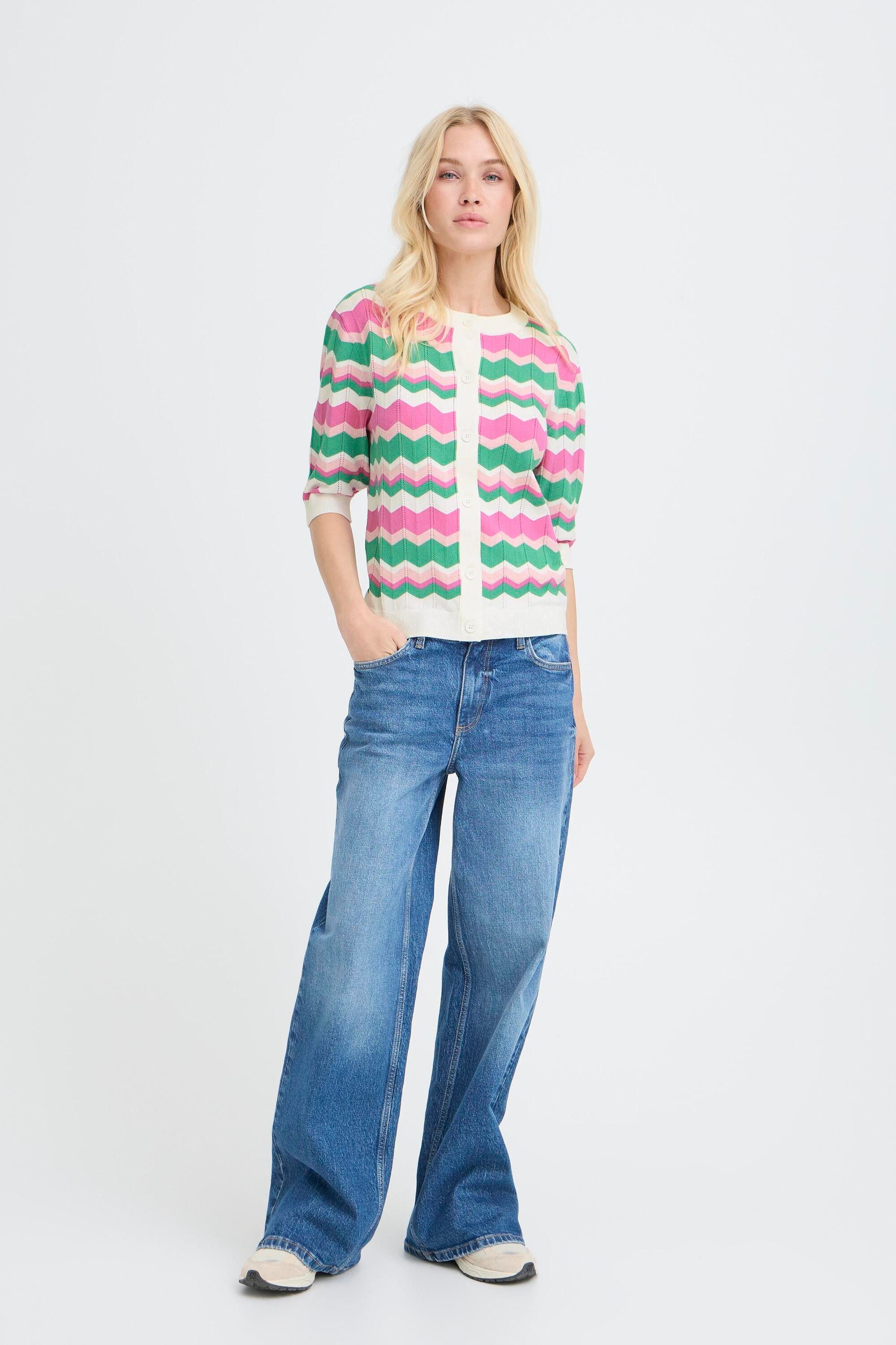 b.young Cardigan Kurzarm-Bluse BYMMORLA günstig online kaufen