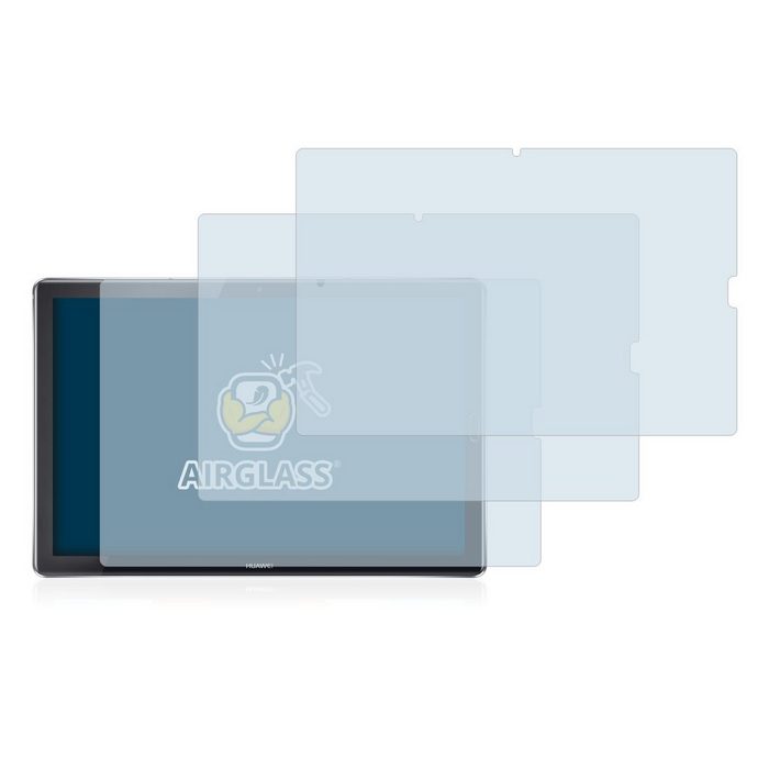 BROTECT flexible Panzerglasfolie für Huawei MediaPad M5 10.8 Pro Displayschutzglas 3 Stück Schutzglas Glasfolie klar