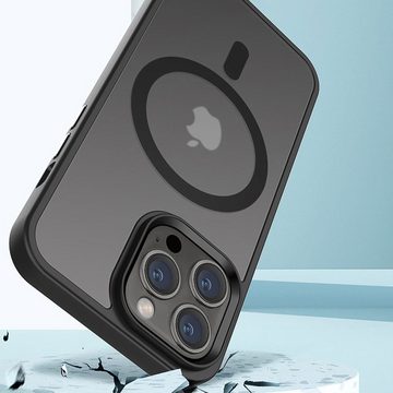 Cadorabo Handyhülle Apple iPhone 14 PRO Apple iPhone 14 PRO, Hülle kompatibel mit Magsafe Schutzhülle