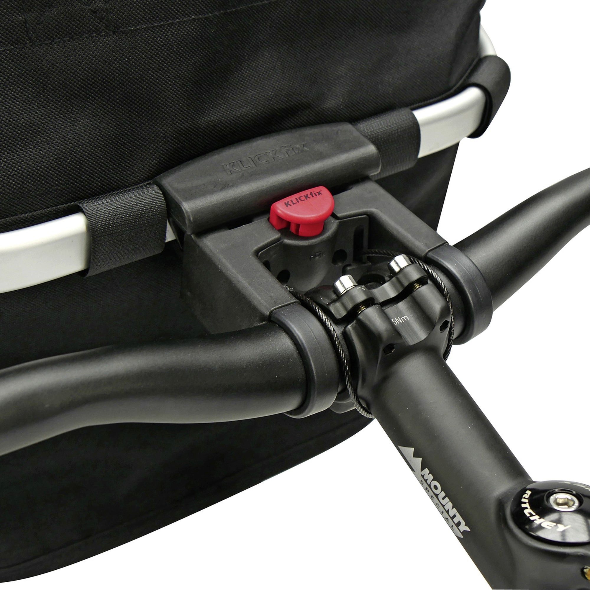KlickFix Fahrradtasche reisenthel Bikebasket S 12 - Lenkerkorb (black)