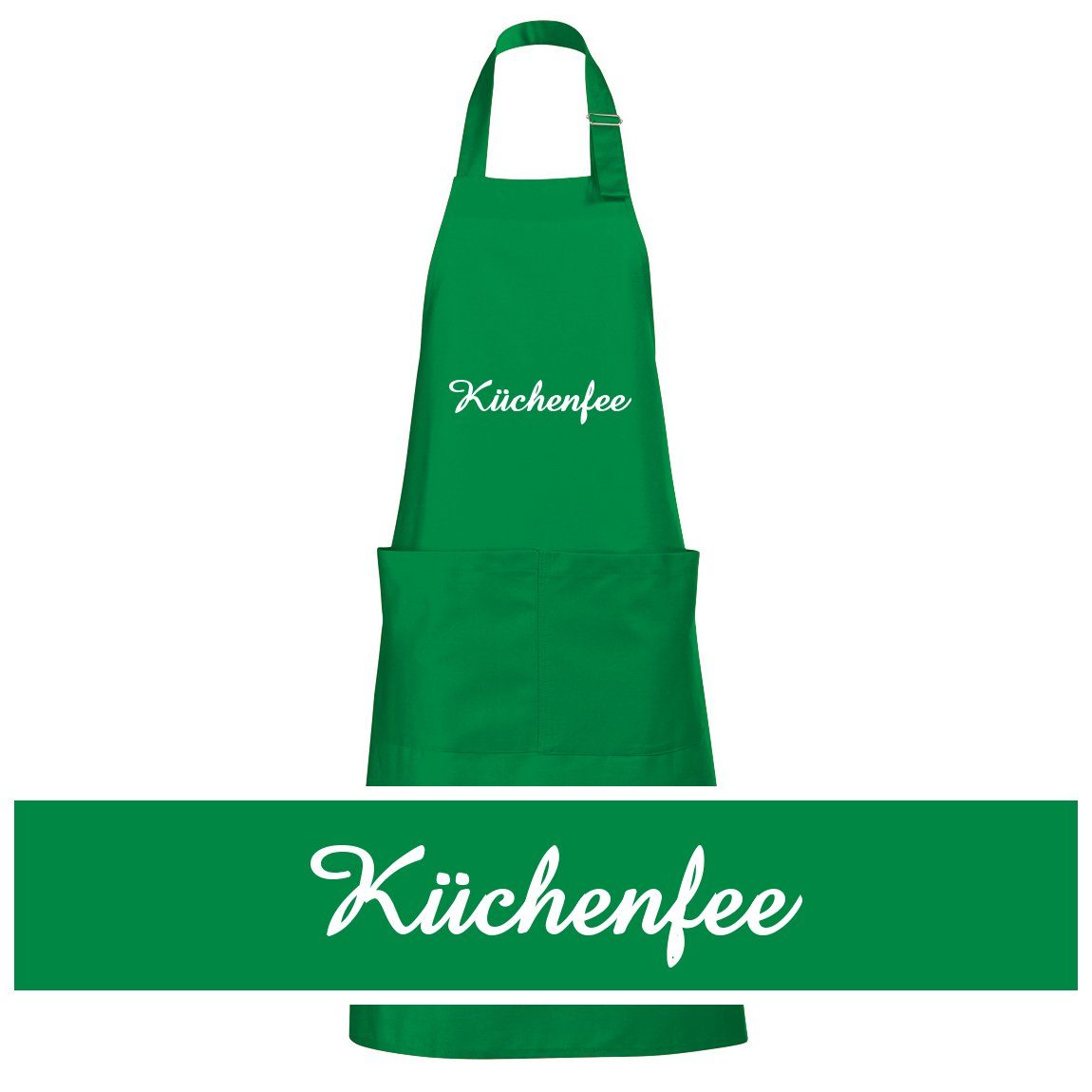Schnoschi Kochschürze Hochwertige Küchenschürze mit Küchenfee bestickt, Sti günstig online kaufen