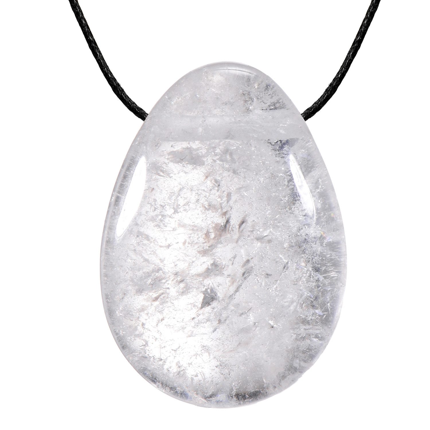 Morella Kette mit Anhänger Morella Halskette mit Edelstein (1-tlg), Damenkette mit Edelstein in Tropfenform, Chakra, im Samtbeutel