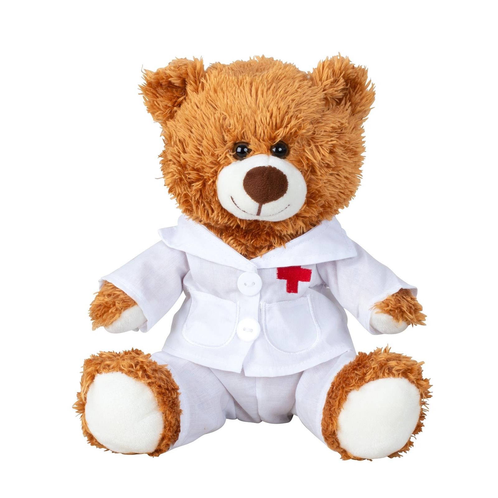 Geschenkestadl Plüschfigur Teddybär im Doktor-Motiv – Waschbar und in 2 Grö günstig online kaufen