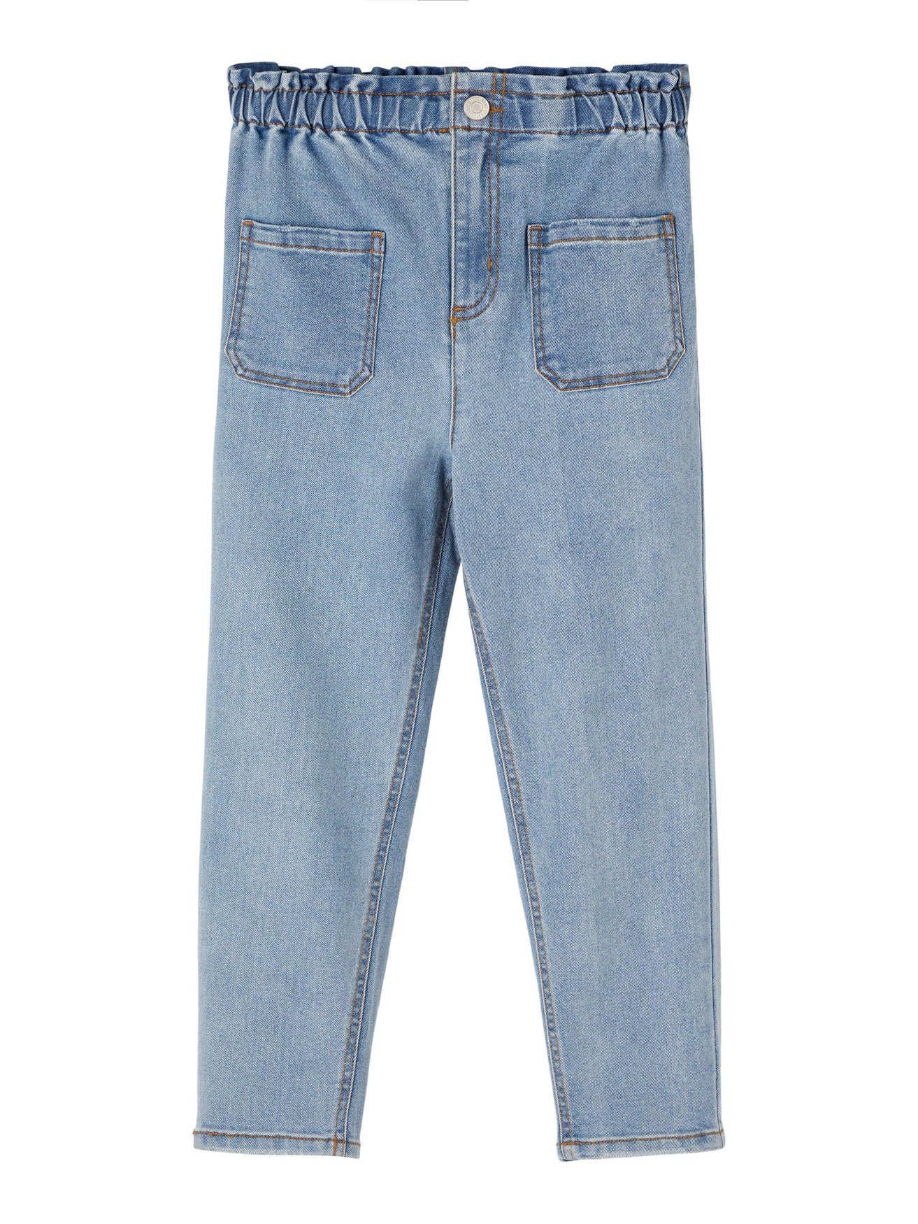 Name It Regular-fit-Jeans Bleached Pants NKFBELLA Stretch Gerade (1-tlg) Jeans 6482 Denim in Hellblau