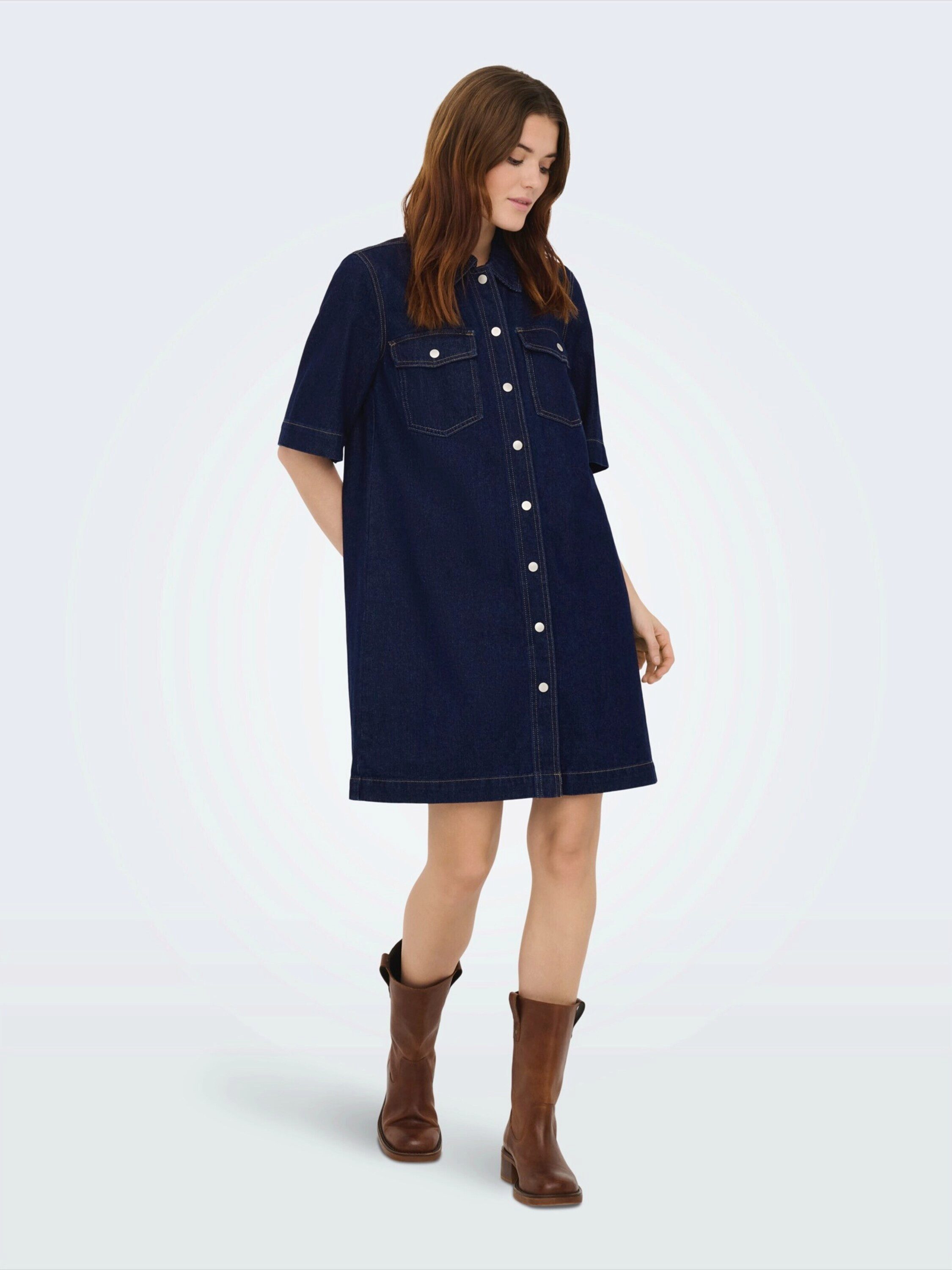 ONLY Blusenkleid ONLBELLE (1-tlg) Plain/ohne Details