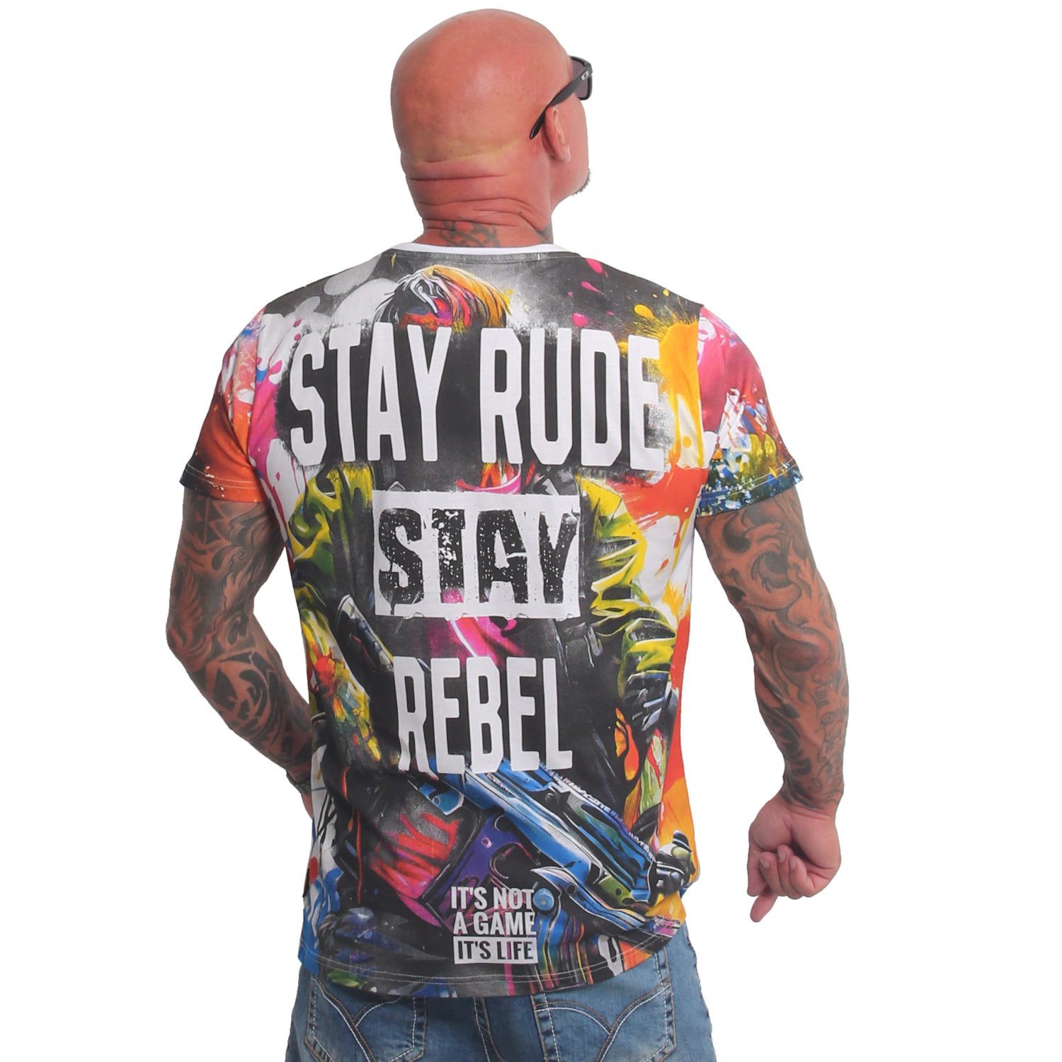 YAKUZA T-Shirt Specialist Allover günstig online kaufen