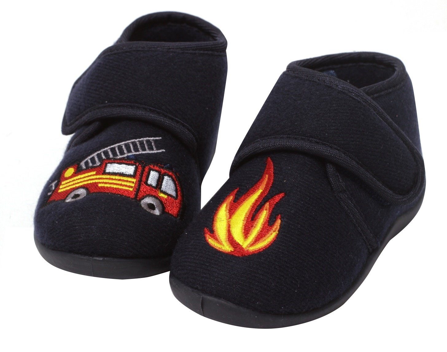 Zapato Hausschuh Kinder Hausschuhe Jungen Baby Schuhe Puschen Slipper  Freizeitschuhe Feuerwehr