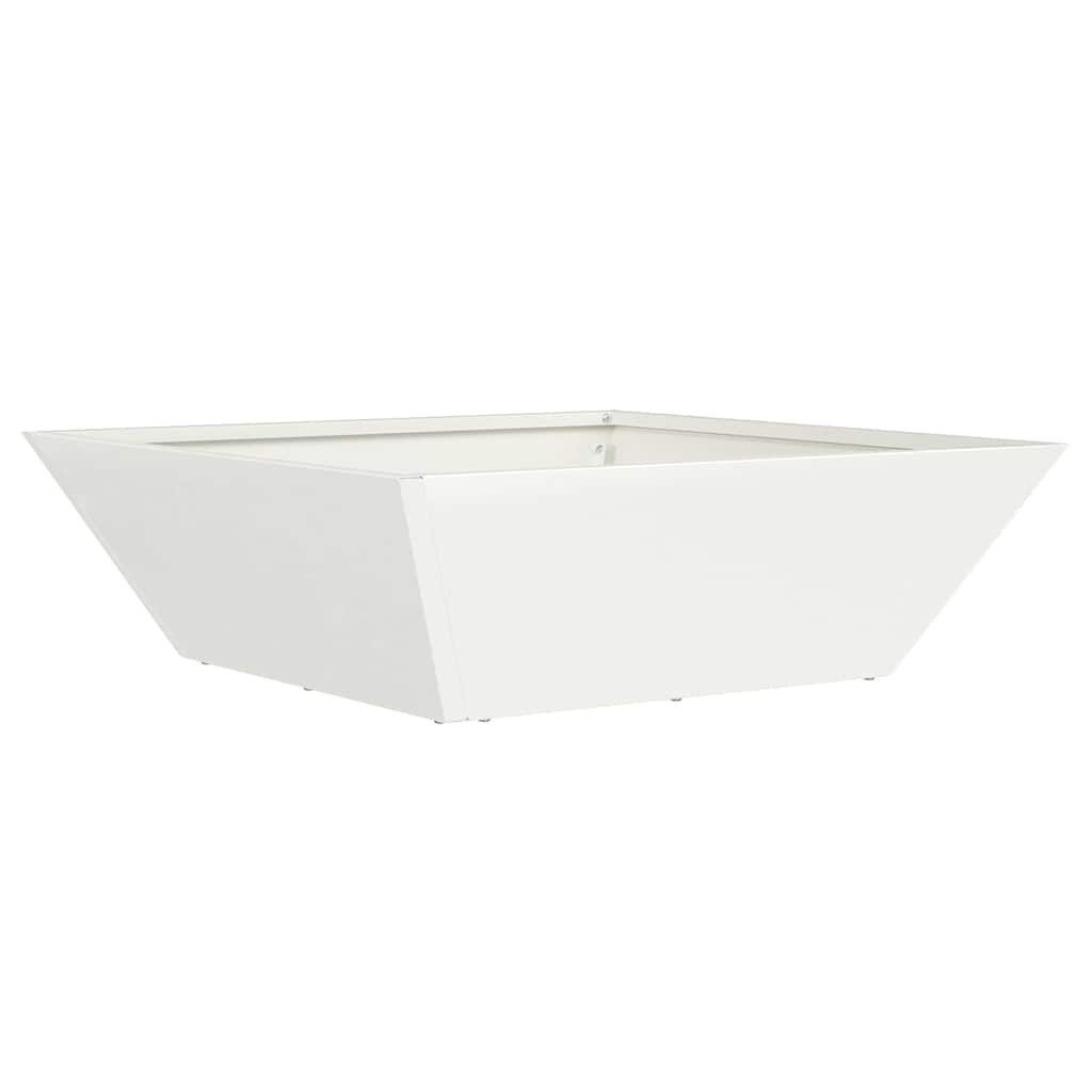 vidaXL Blumentopf Garten Schüssel Pflanzer Weiß günstig online kaufen