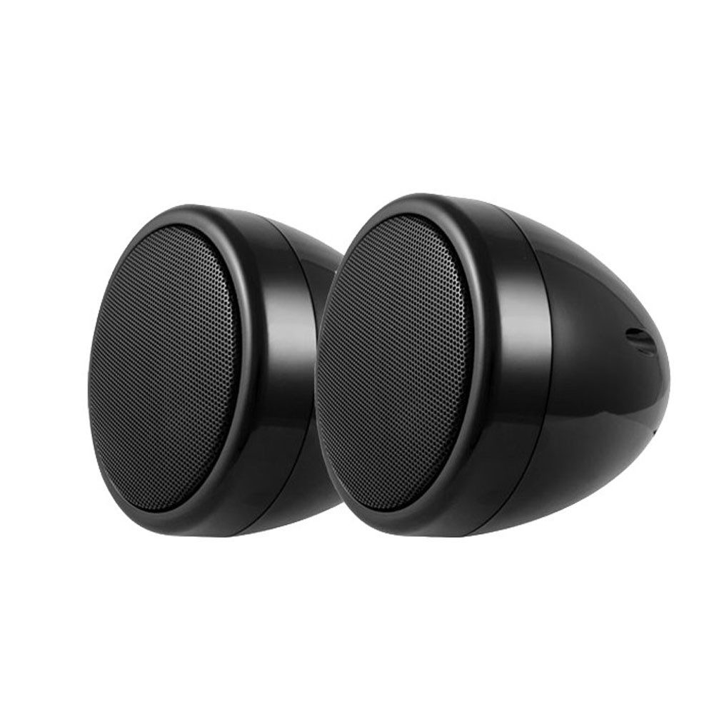 Ampire Aufbaulautsprecher QX75-BLK, 7cm, schwarz Paar Auto-Lautsprecher (cm)