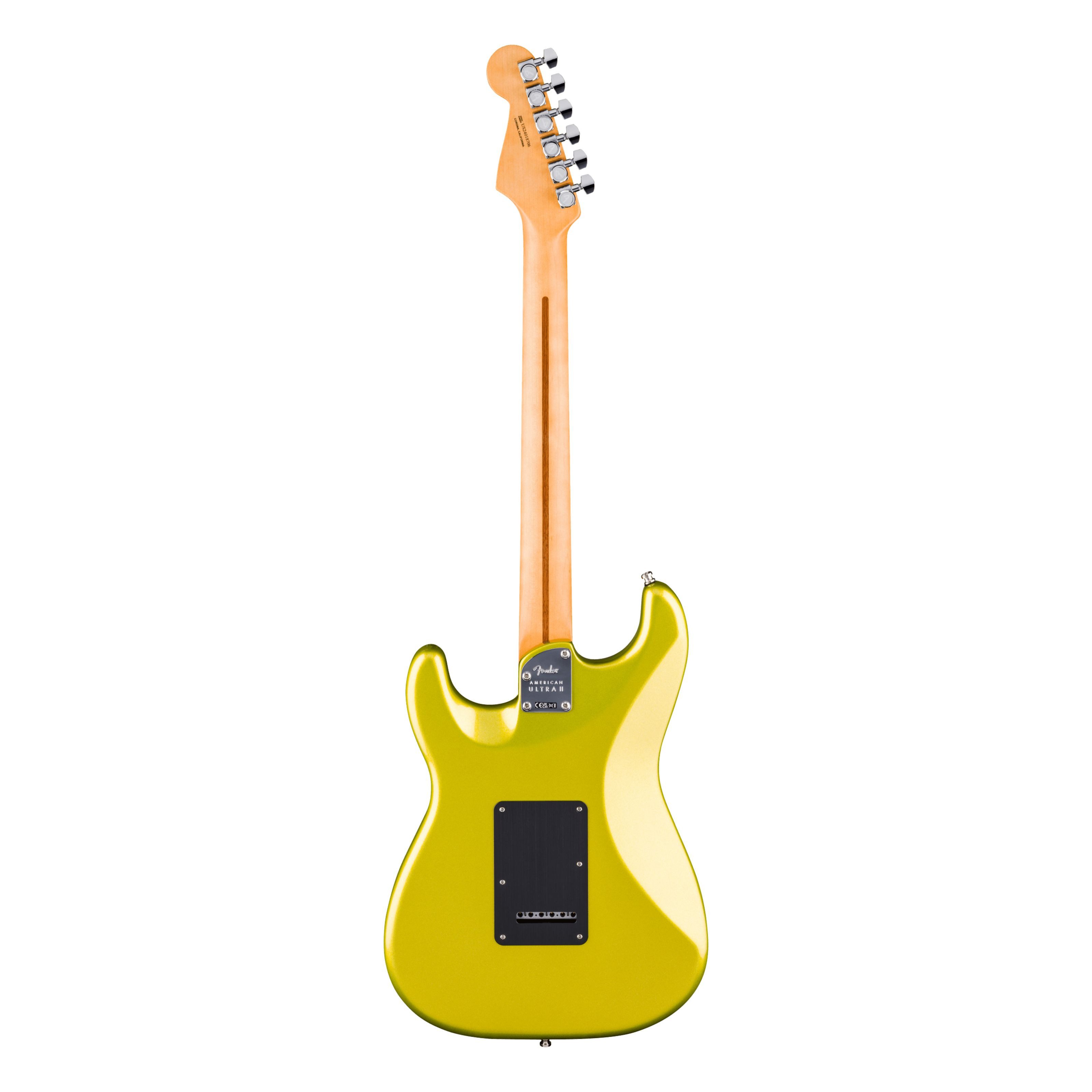 Fender E-Gitarre, E-Gitarren, ST-Modelle, American Ultra II Stratocaster HSS EB Solar Flare - E-Gitarre