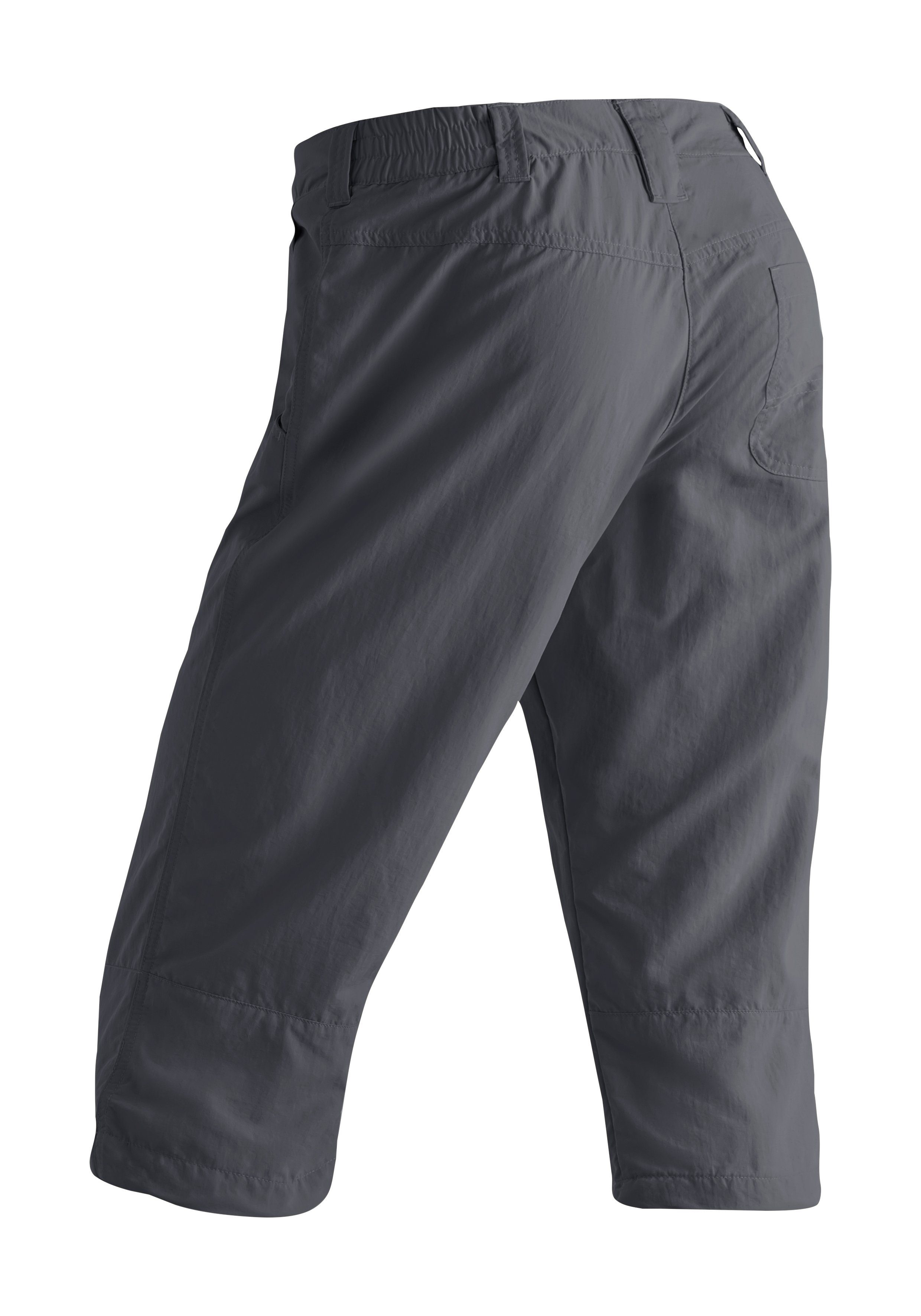 Maier Sports Caprihose Neckar kurze Hose Damen, luftige Wanderhose, leichte Outdoorhose, Reg Fit