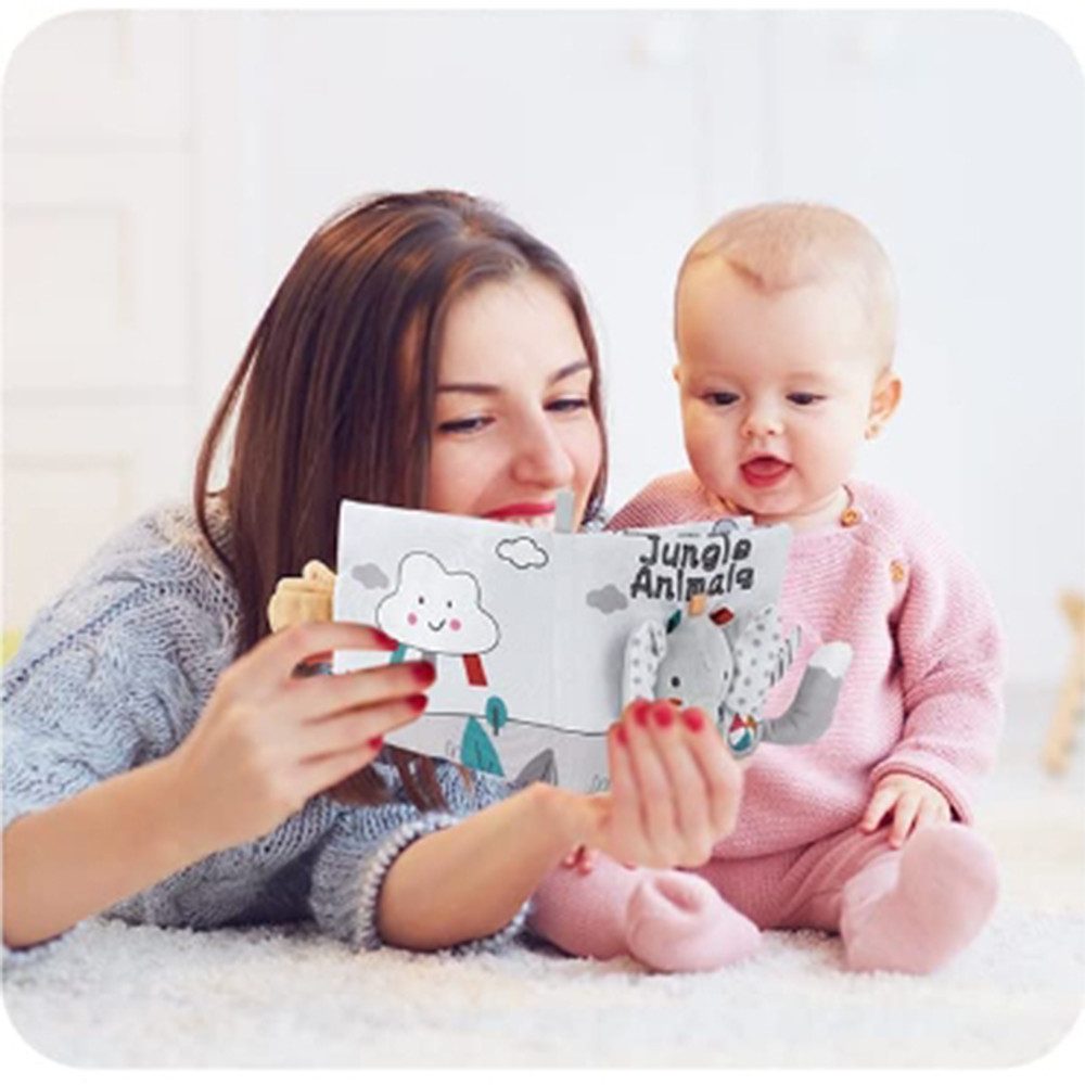 Coonoor Lernspielzeug Stoffbuch für Babys,Bilderbuch aus Stoff mit Tiere günstig online kaufen