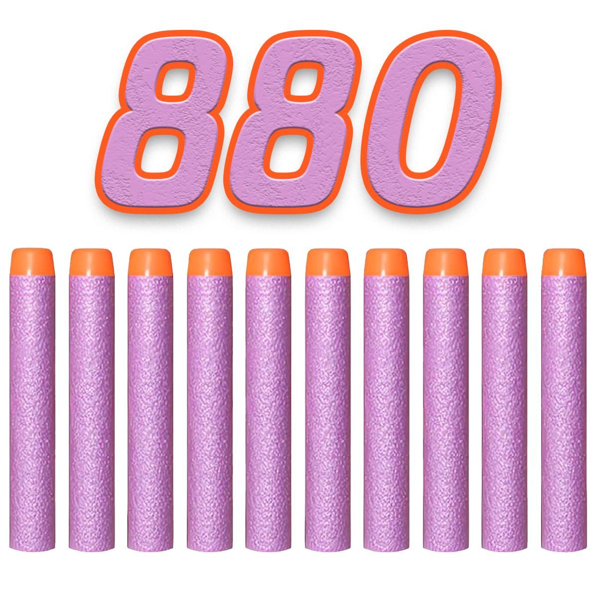 König Design Dartpfeil 880 Soft Nachfüll Foam Darts Стрелки Elite Clip für NERF N-Strike, Ersatzpfeile Munition Foam Darts kompatibel mit Nerf Hasbro Fortnite