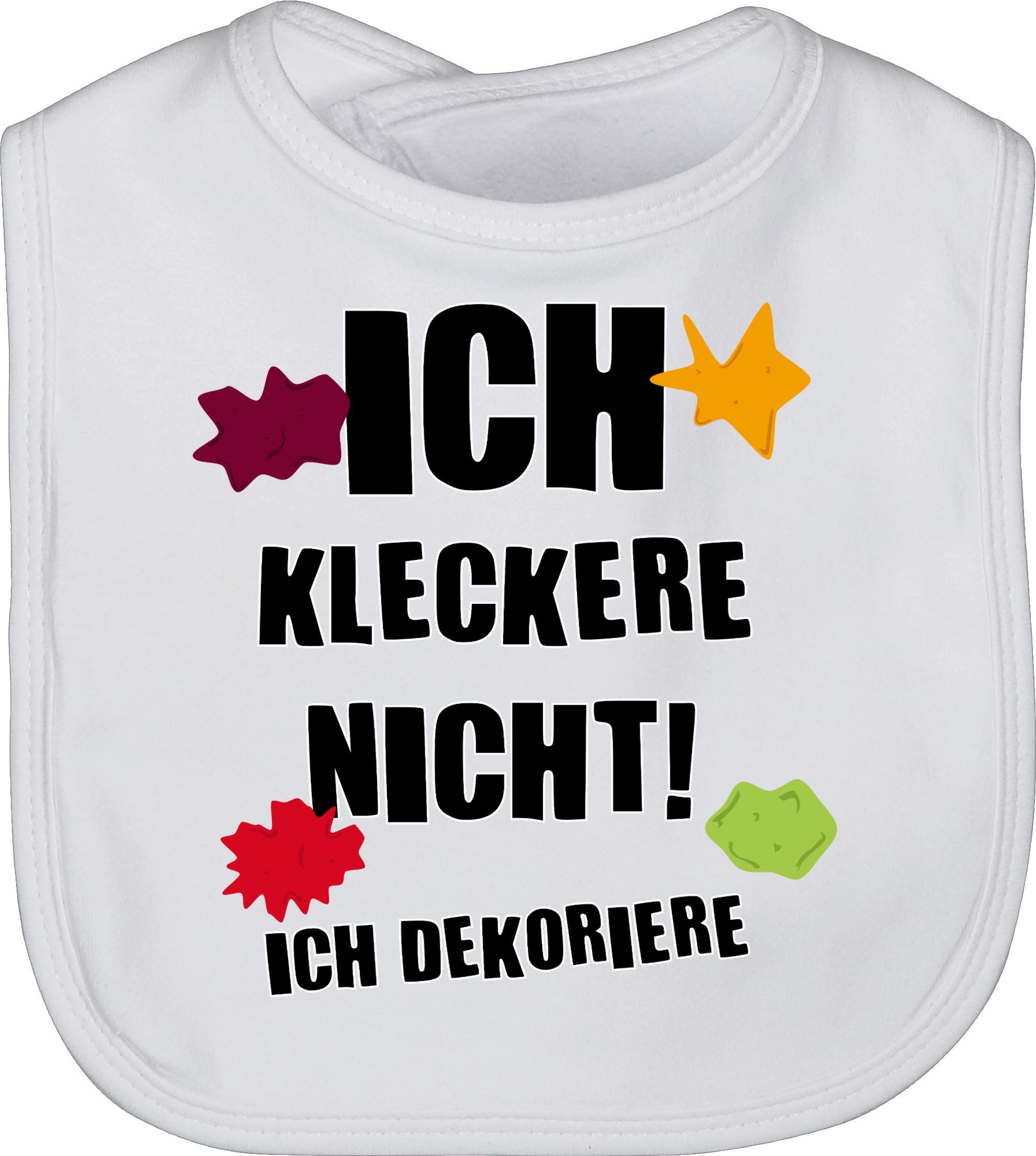 Shirtracer Lätzchen Ich kleckere nicht!, Sprüche Baby