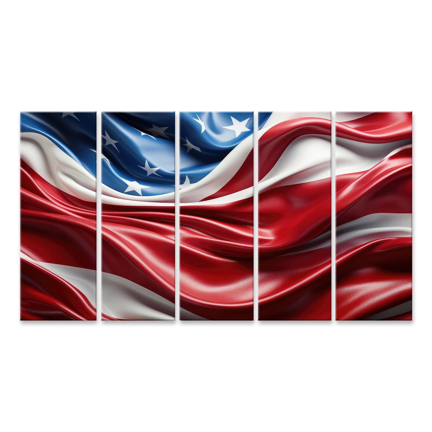 islandburner Leinwandbild Amerikanische Flagge Usa Staaten Sterne Feier Bilder