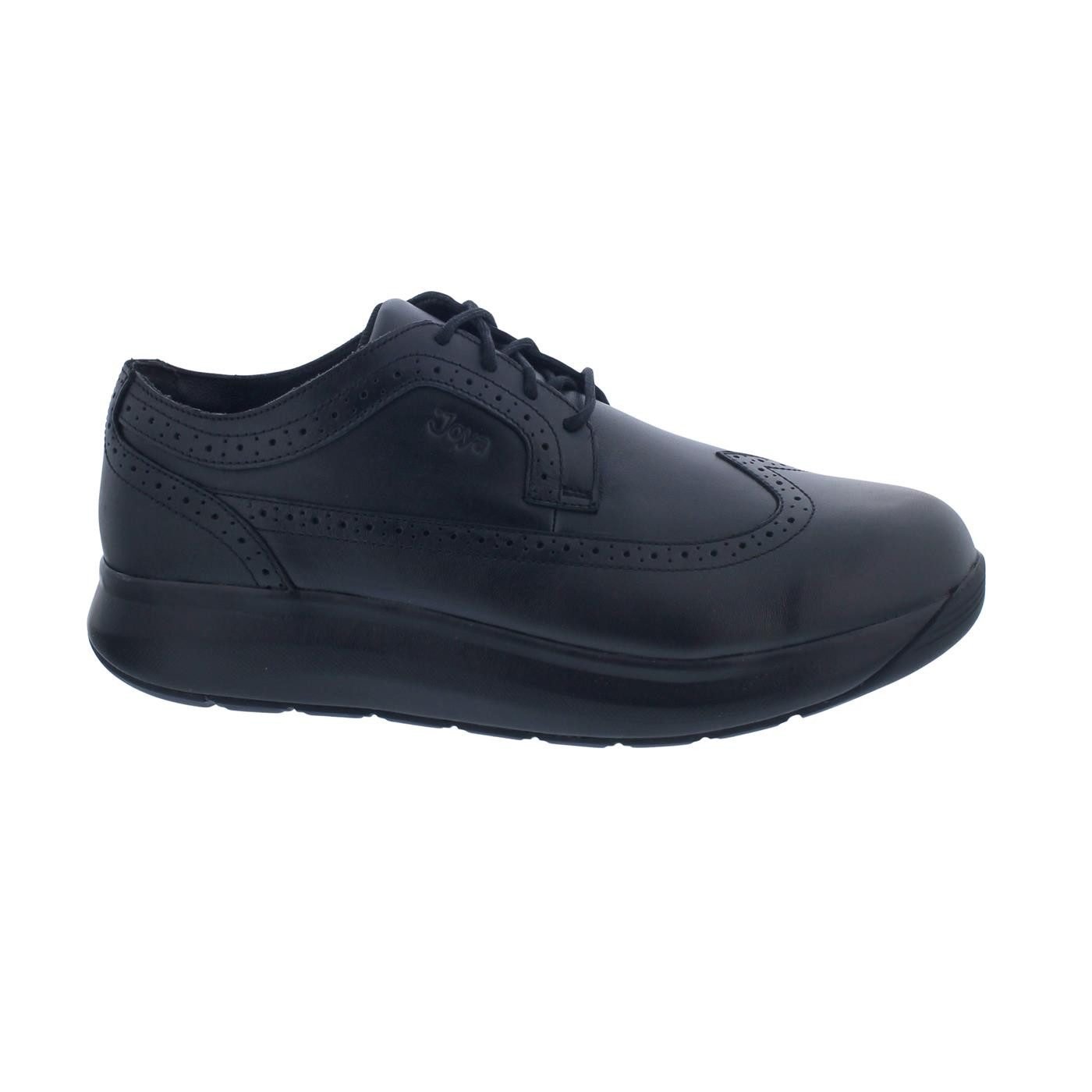 Joya Pasofino III Men Black, Premium-Leder, Senso-Sohle, Kategorie Emo Schnürschuh