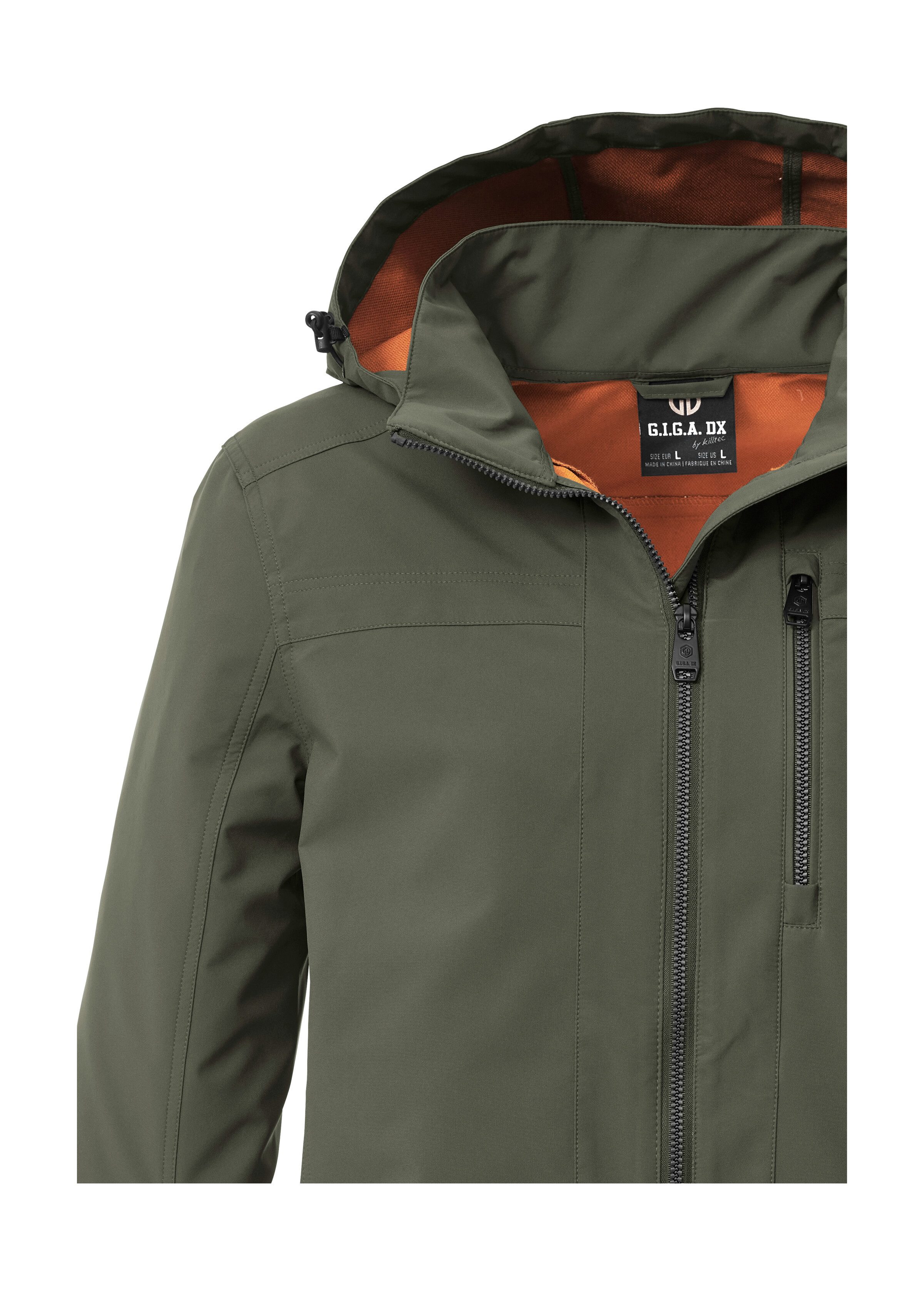 G.I.G.A. DX by killtec Softshelljacke GS 108 MN SFTSHLL JCKT Wasserabweisende Softshelljacke mit abnehmbarer Kapuze – Bild 3 von 5