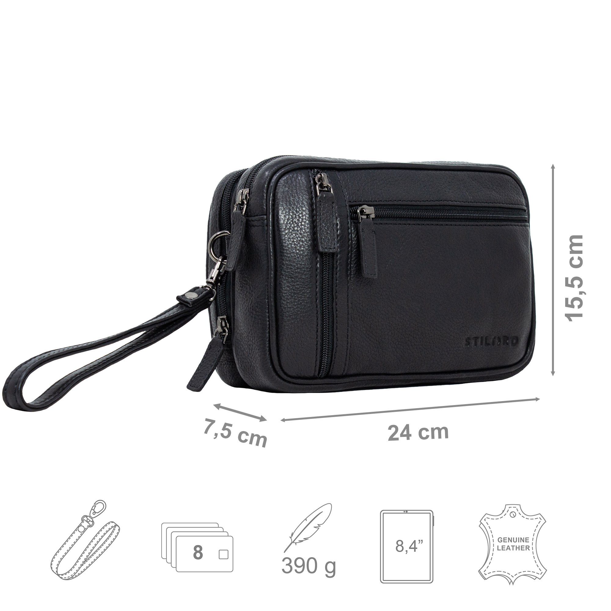 STILORD Handtasche "Sunny" Clutch Handgelenktasche Herren günstig online kaufen