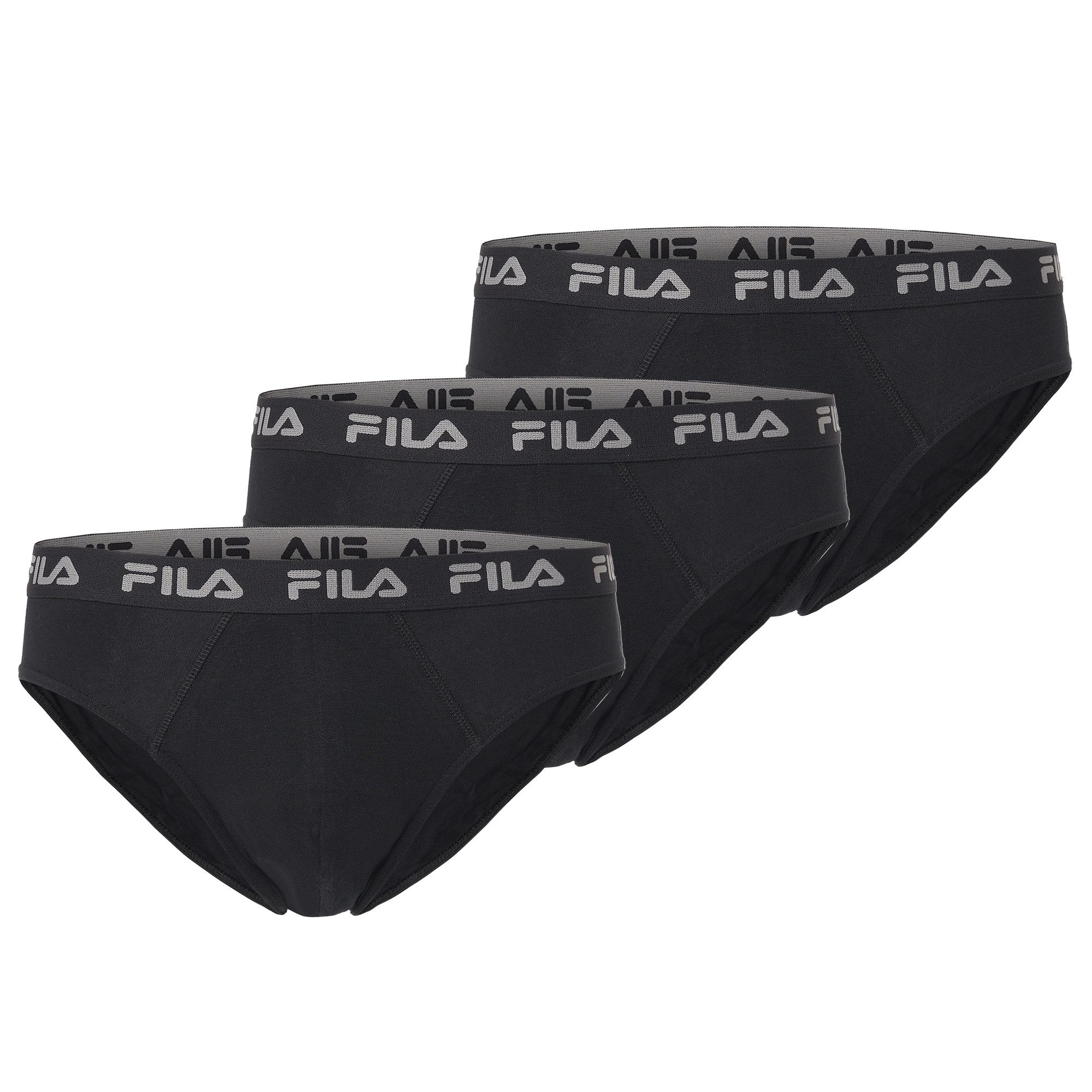 Fila Slip MAN BRIEF (3er Pack) elastischer Logobund