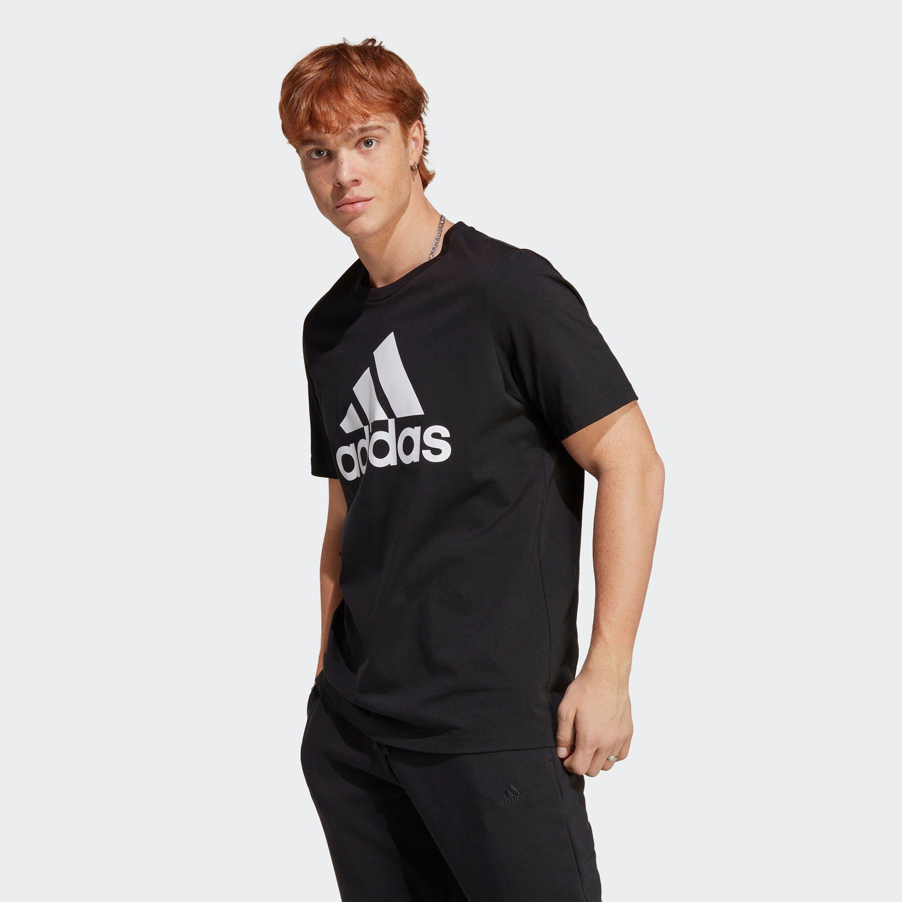 adidas Sportswear BL T T-Shirt M / SJ White Black