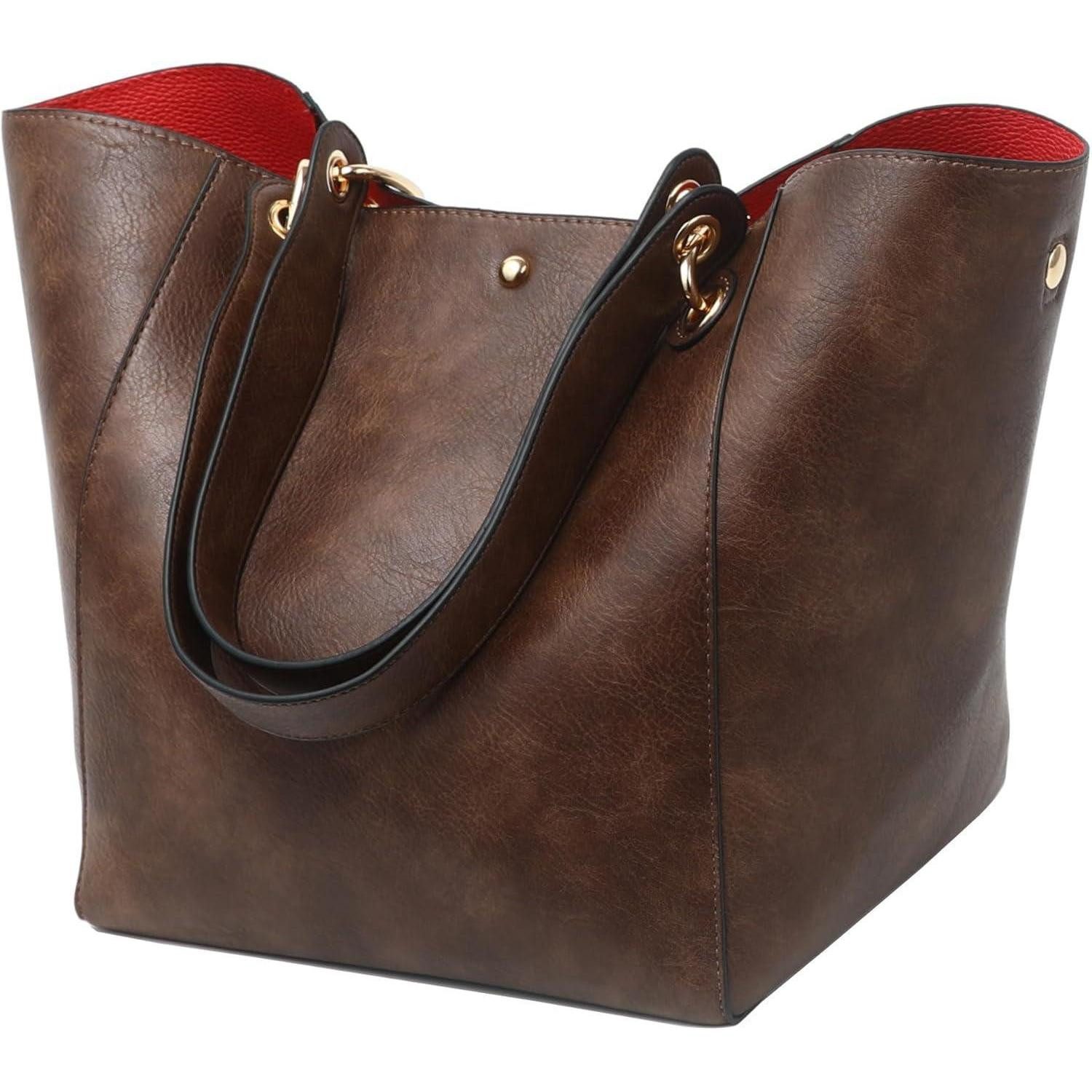 LuxusKollektion Shopper Damen Henkeltaschen Kunstleder Groß Kapazität Shopper Tasche